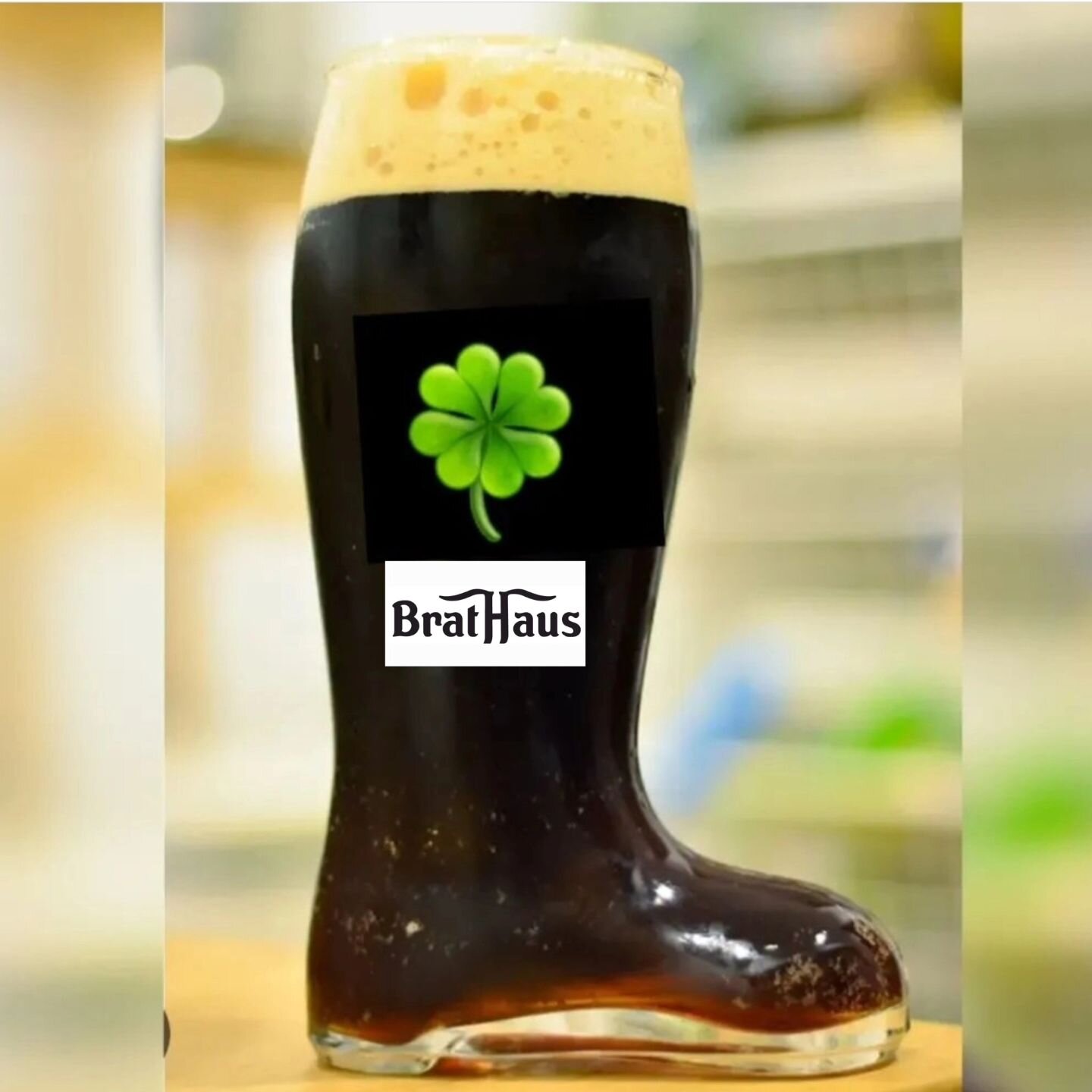 Das Boot....St Paddy's Style!🍀 #bratsburgersbier #dasboot #Guinness