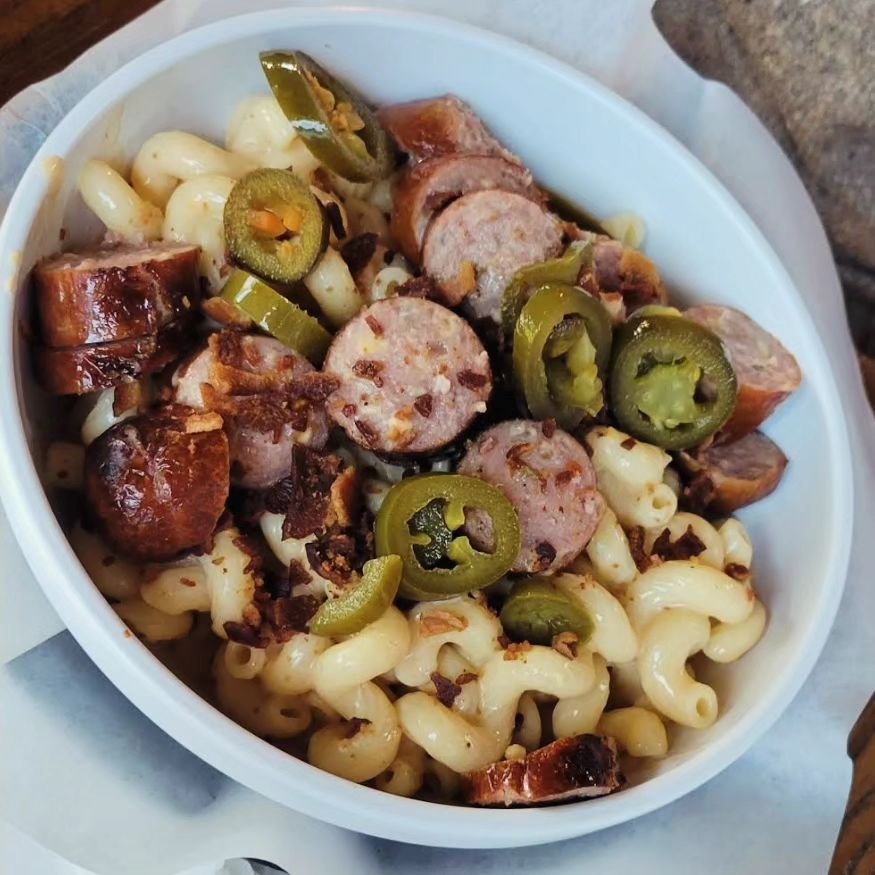 Need comfort food today...take it to the next level with our Wurst Mac!  Kitchen is open at 11am daily for dine in, carry out or delivery!