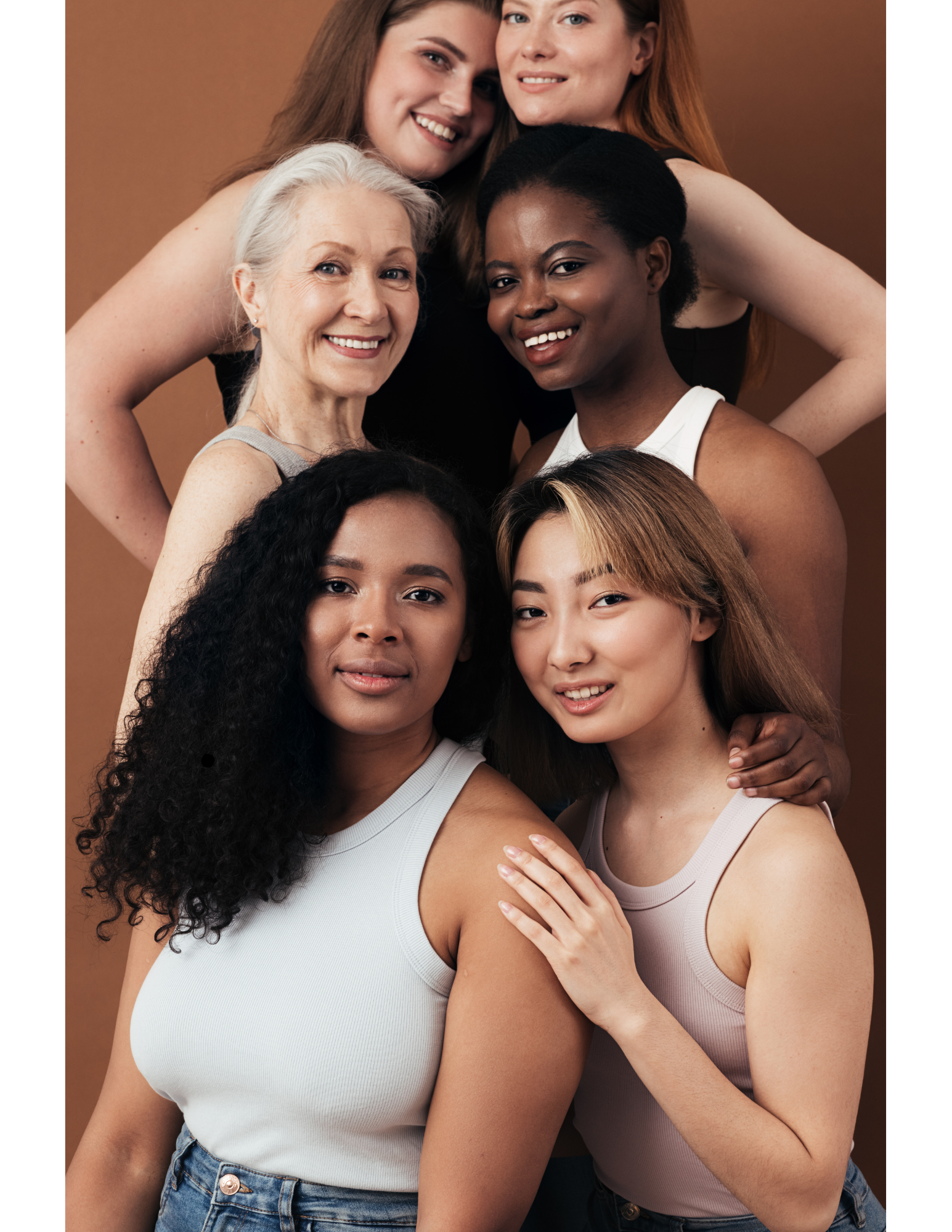Group of diverse women representing midlife health and menopause support