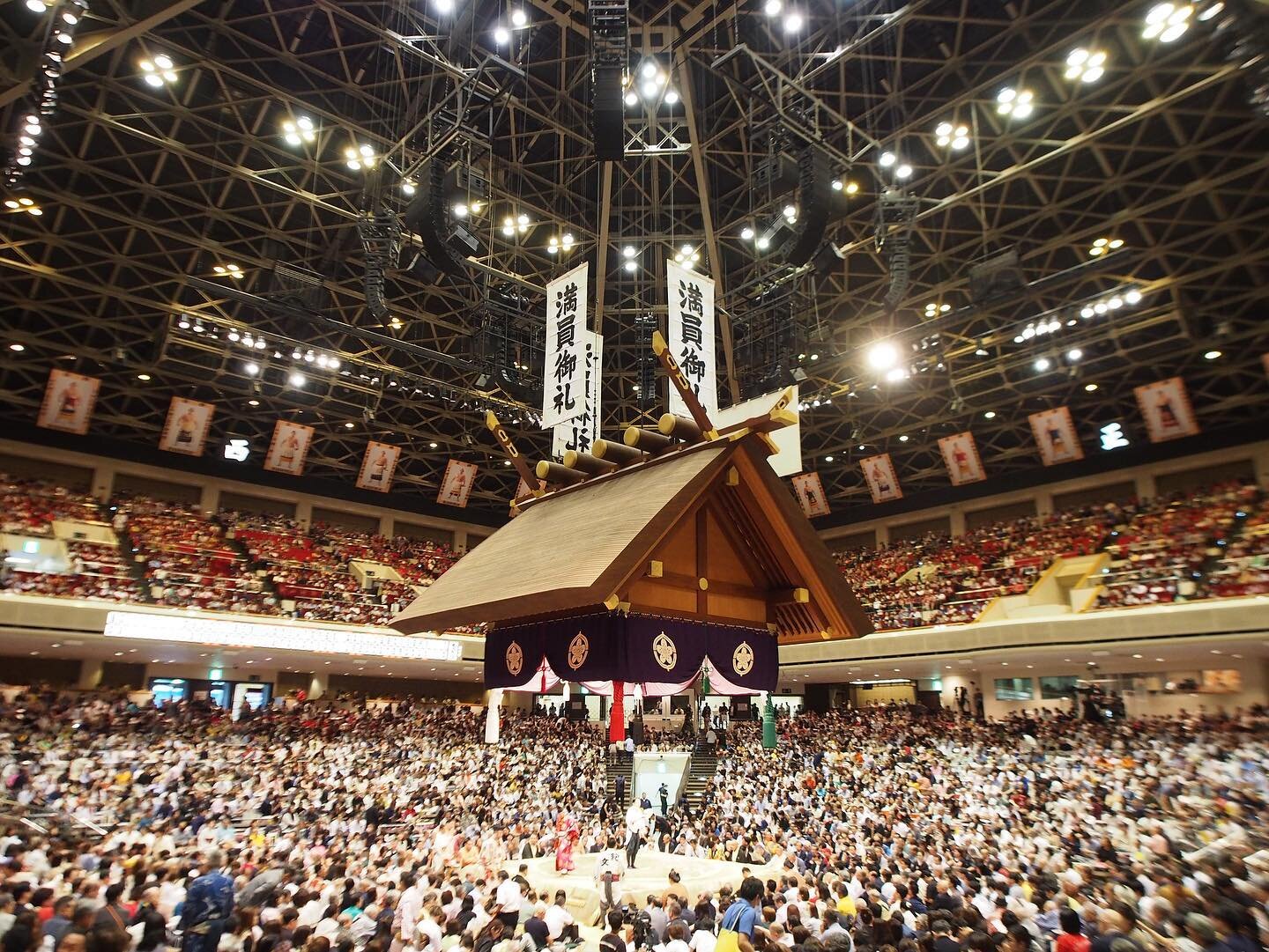 The "Hatsu-basho," a grand sumo tournament held at the beginning of the New Year, marks the start of the sumo year and is a significant event in the sumo world. During this period, sumo wrestlers often perform the ring-entering ceremony to