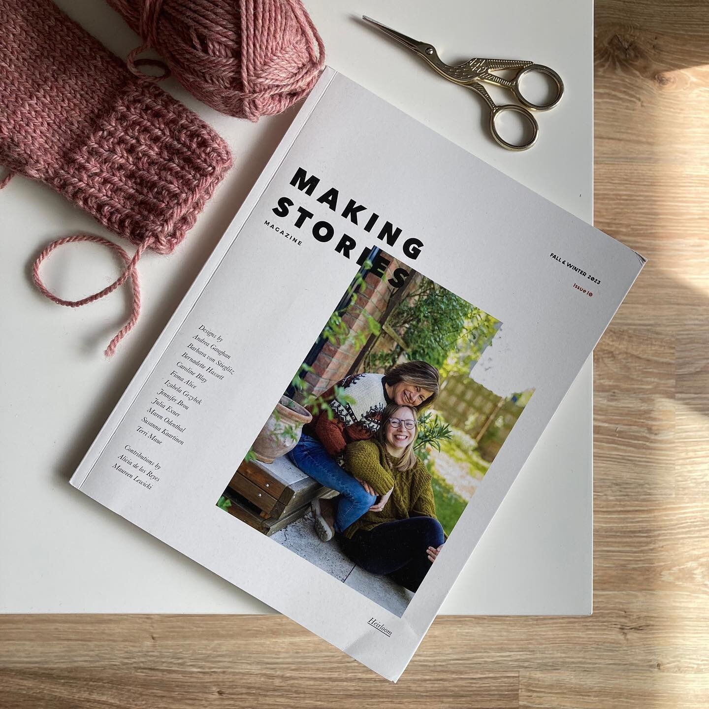 It&rsquo;s such a special moment when I can share that you&rsquo;ll find my new sock design in Issue 10 of @_makingstories! 
⠀⠀⠀⠀⠀⠀⠀⠀⠀
It&rsquo;s one of my favorite knitting magazines and I&rsquo;m truly honored to be a part of this beautiful issue -