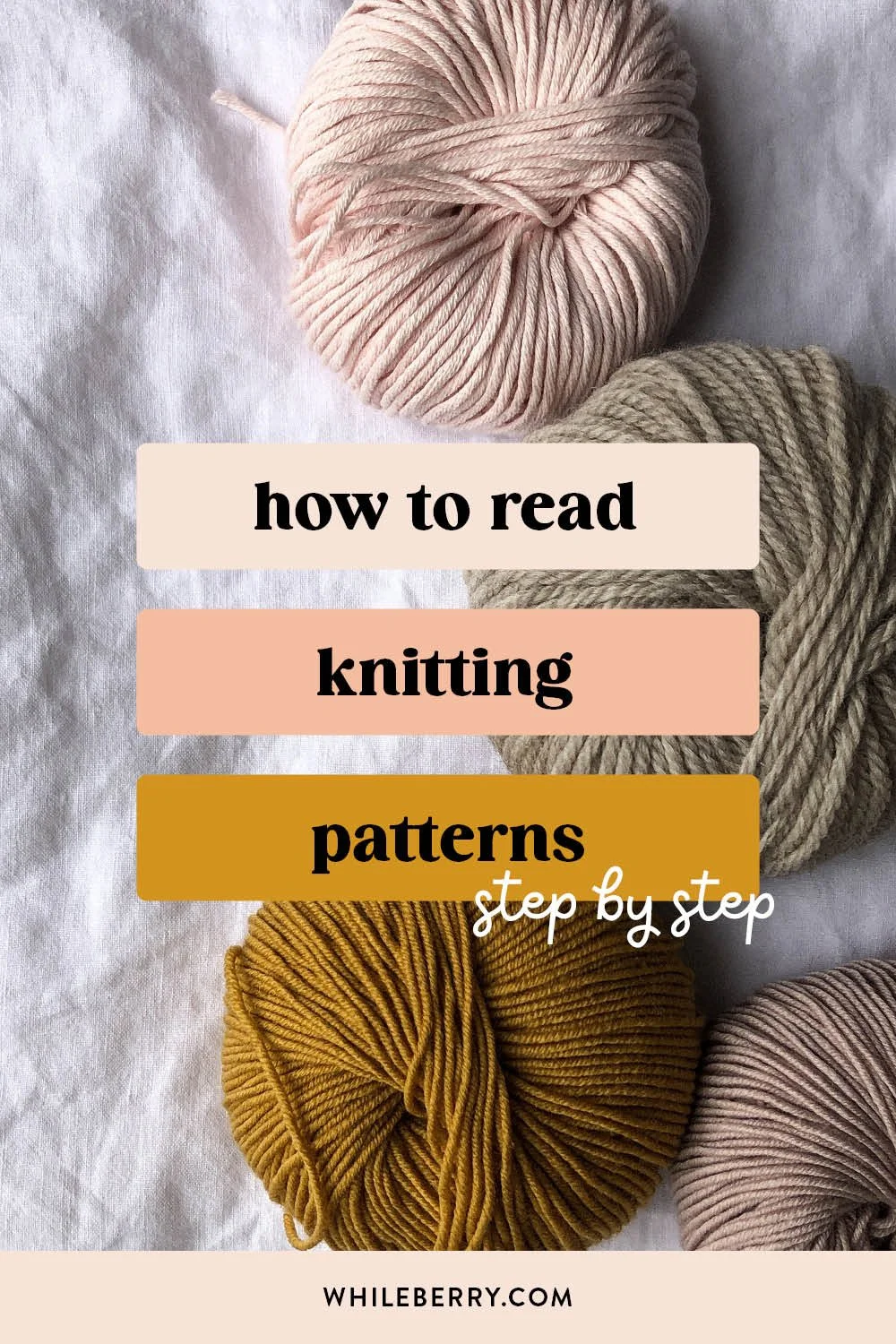 How to Read Knitting Patterns A Quick Guide for Beginners — Whileberry