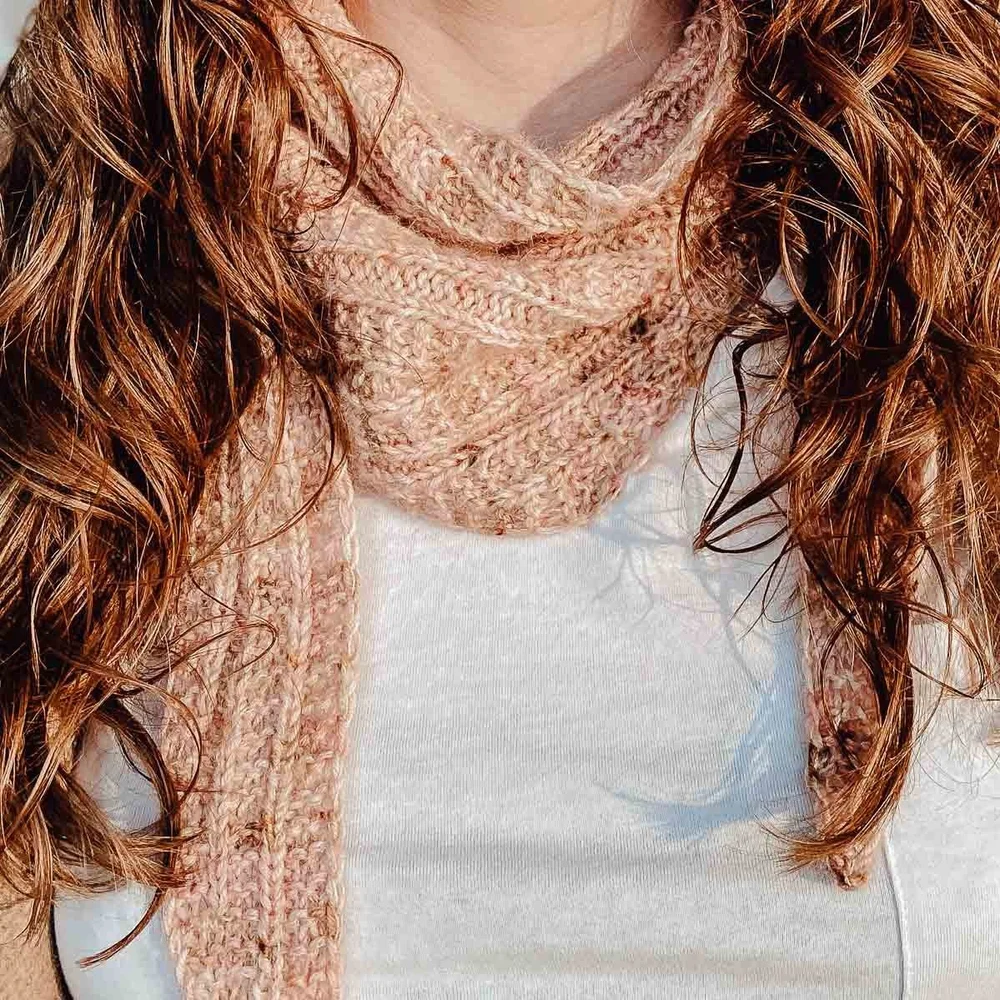 Easy Small Triangle Scarf Knitting Patern Fresh Start Shawlette