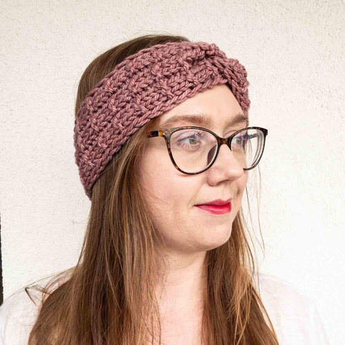 Cozy Winter Headband - Knitting Pattern for Beginners — Whileberry ...