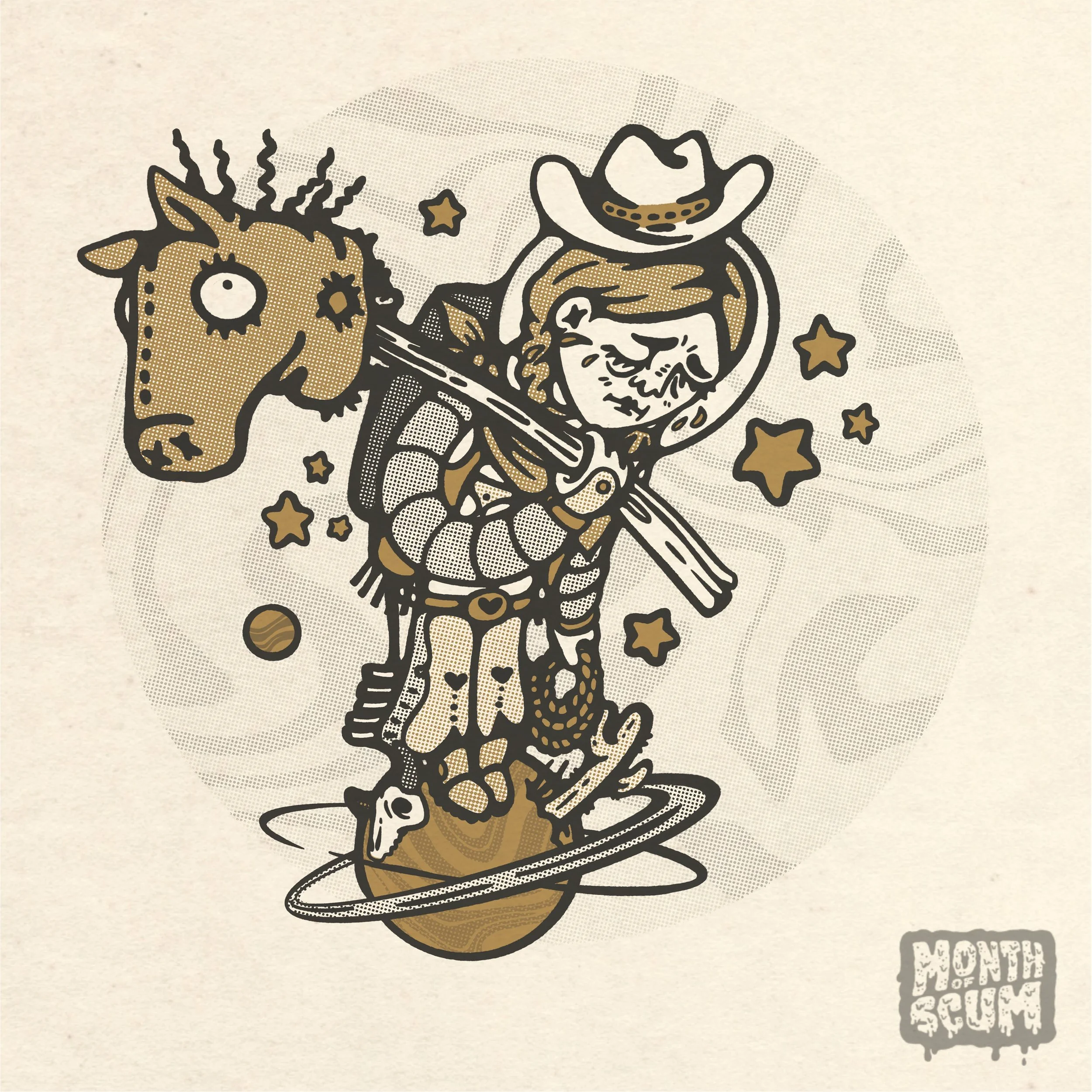 Inktober_2023_Lonely_Cowgirl.jpg