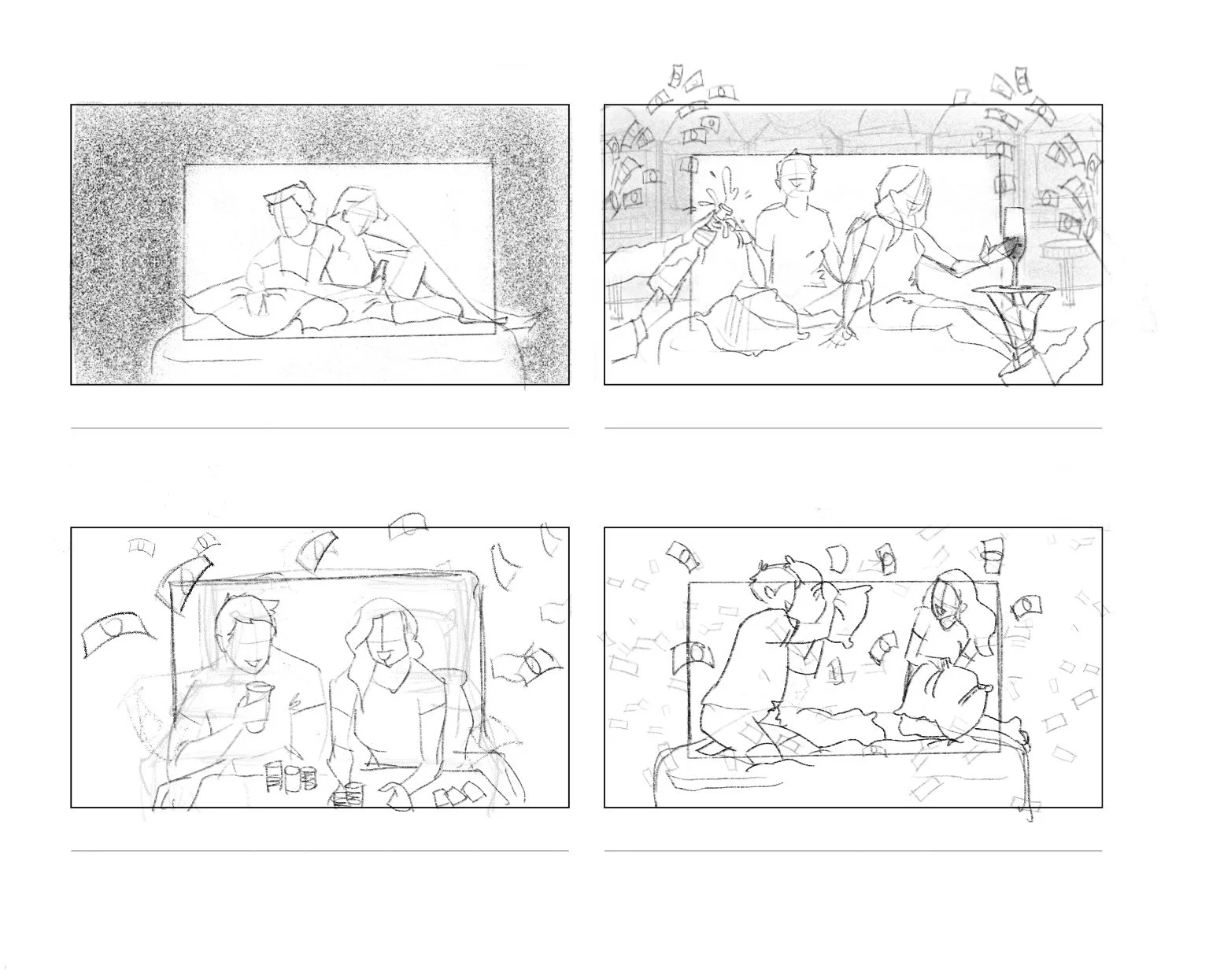 Wildwood Ad Storyboards