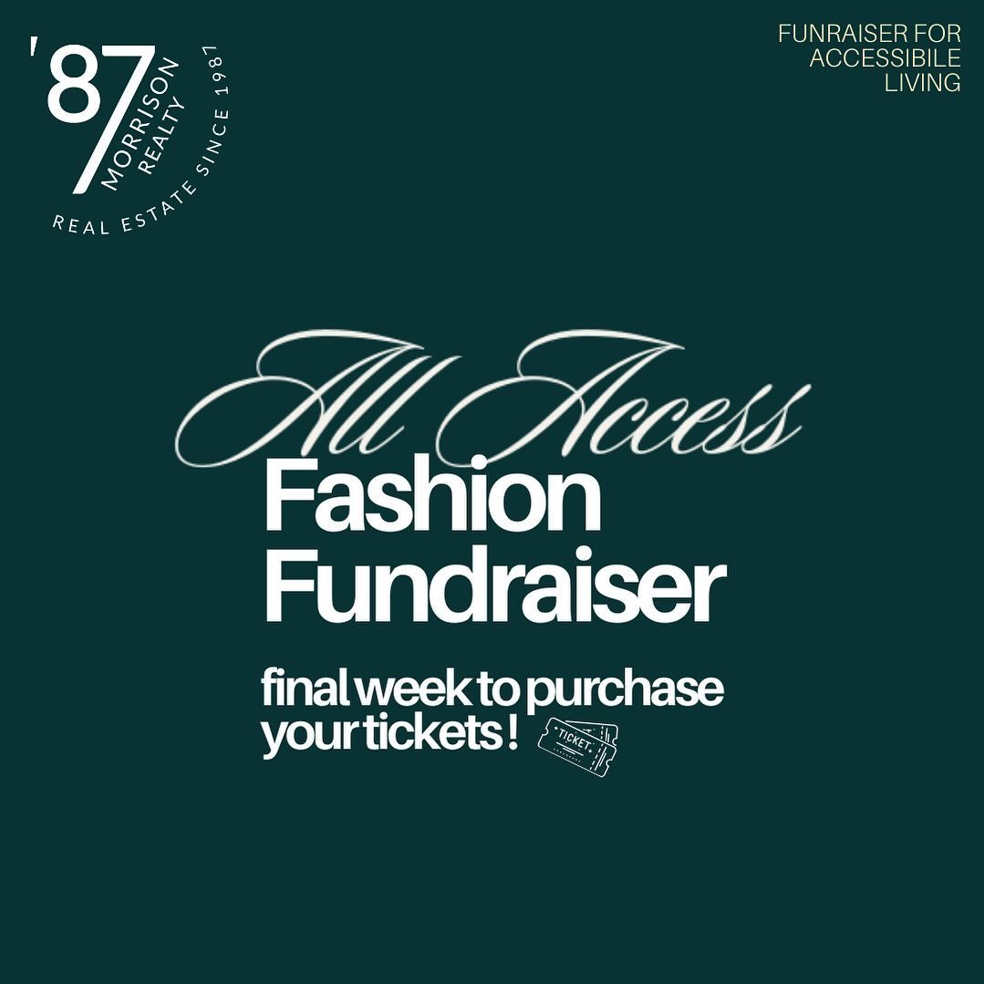 ONE more week left to purchase your tickets to the All Access Fashion Show &mdash; the biggest fashion show fundraiser of the year! 💃🏼 

We have been hard at work with the &rsquo;87 group finalizing everything for the event. We are thrilled to meet
