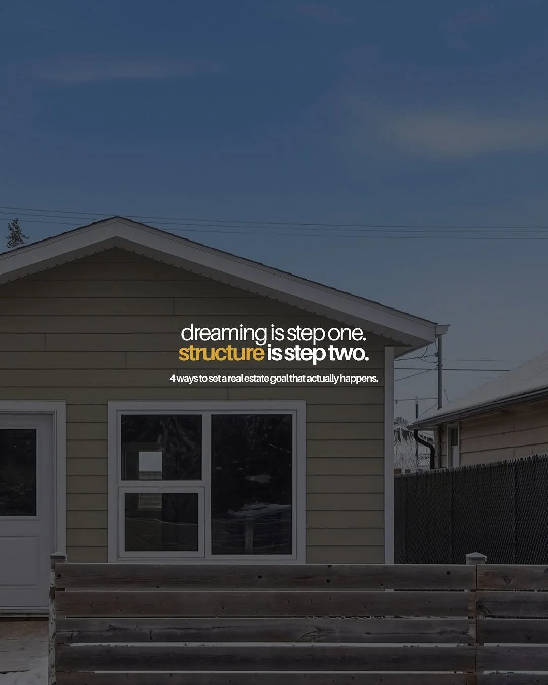 Before you open Realtor.ca, save homes, or fall in love with a listing &mdash; you need a plan.

Most deals don&rsquo;t fall apart because of the market. They fall apart because there was never clarity to begin with.

Here&rsquo;s how to set a real e