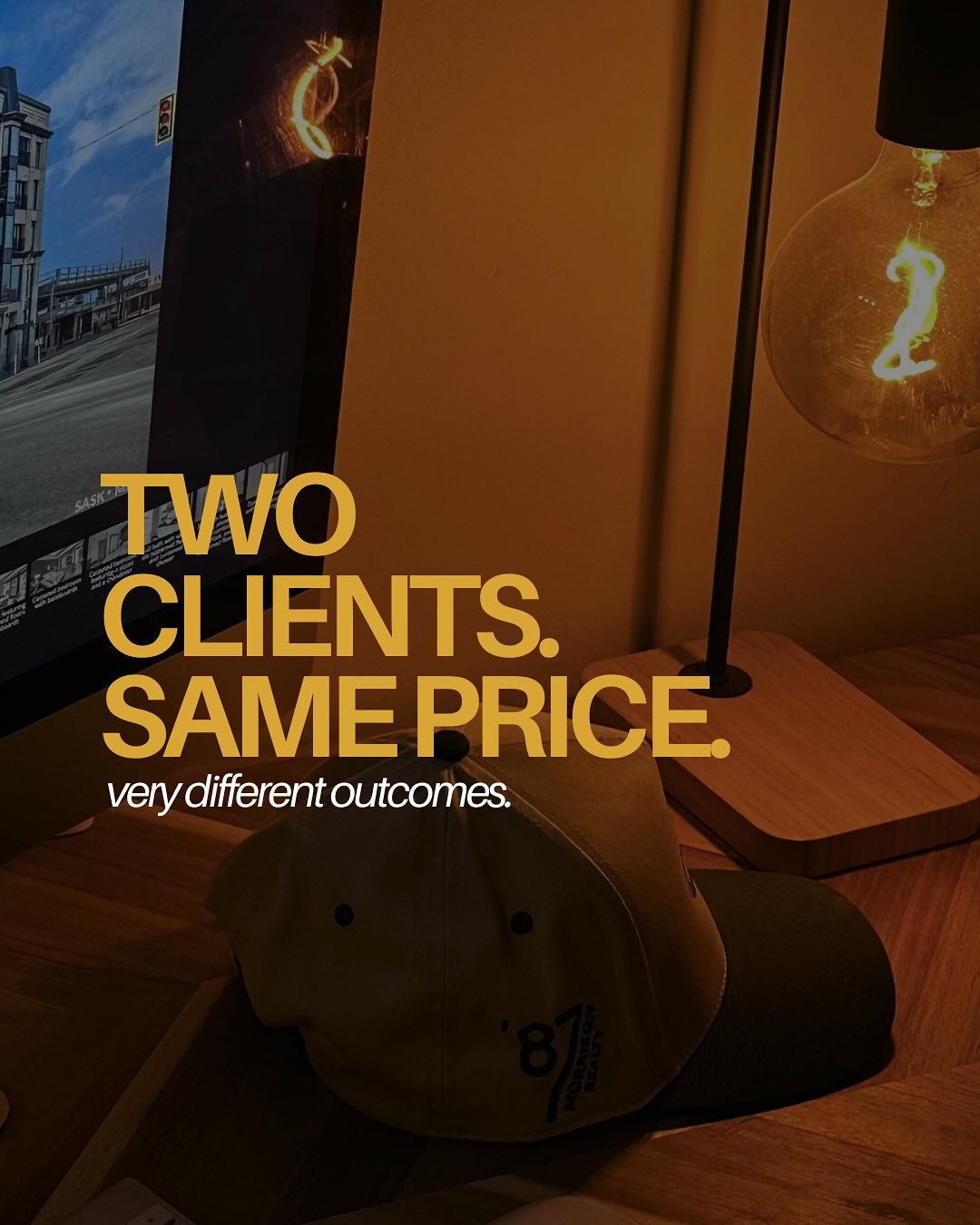 Two clients. Same price. Very different outcomes. 🤌🏼

Both were shopping in the same market, in the same price range. 

On paper? Identical. 

But one started with a number. They rushed decisions, reacted emotionally, and felt stressed the entire p