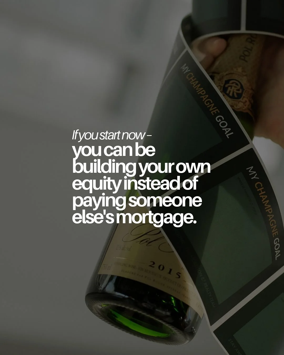 You don&rsquo;t need perfect timing&mdash; 
You just need a place to START ✨🏡🍾