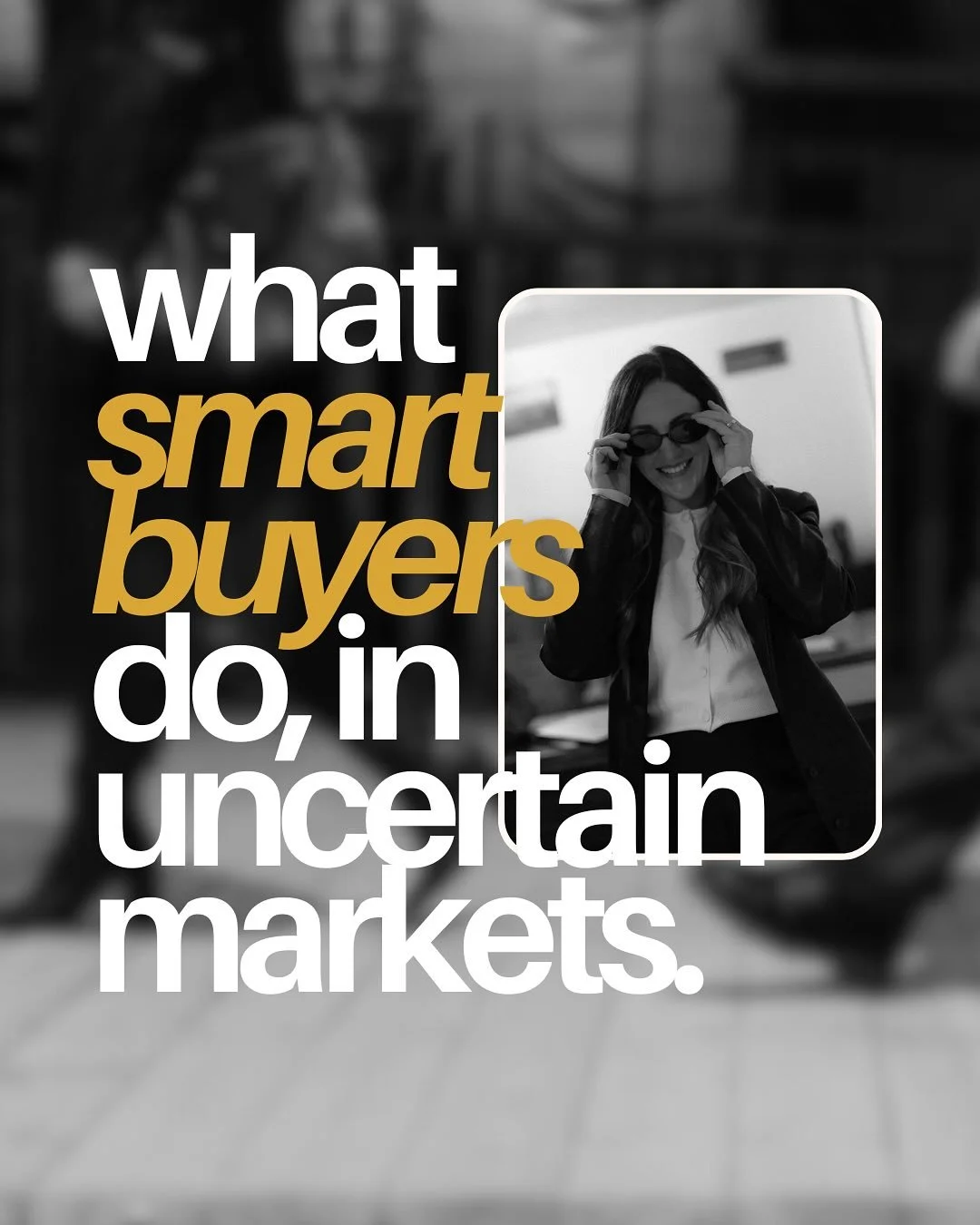 Uncertain markets don&rsquo;t scare prepared buyers.

They zoom out, they focus on what they can control, they build flexibility into their plan. And when the right opportunity shows up&hellip; you bet they&rsquo;re movin! 🏃&zwj;♂️

The mistake isn&
