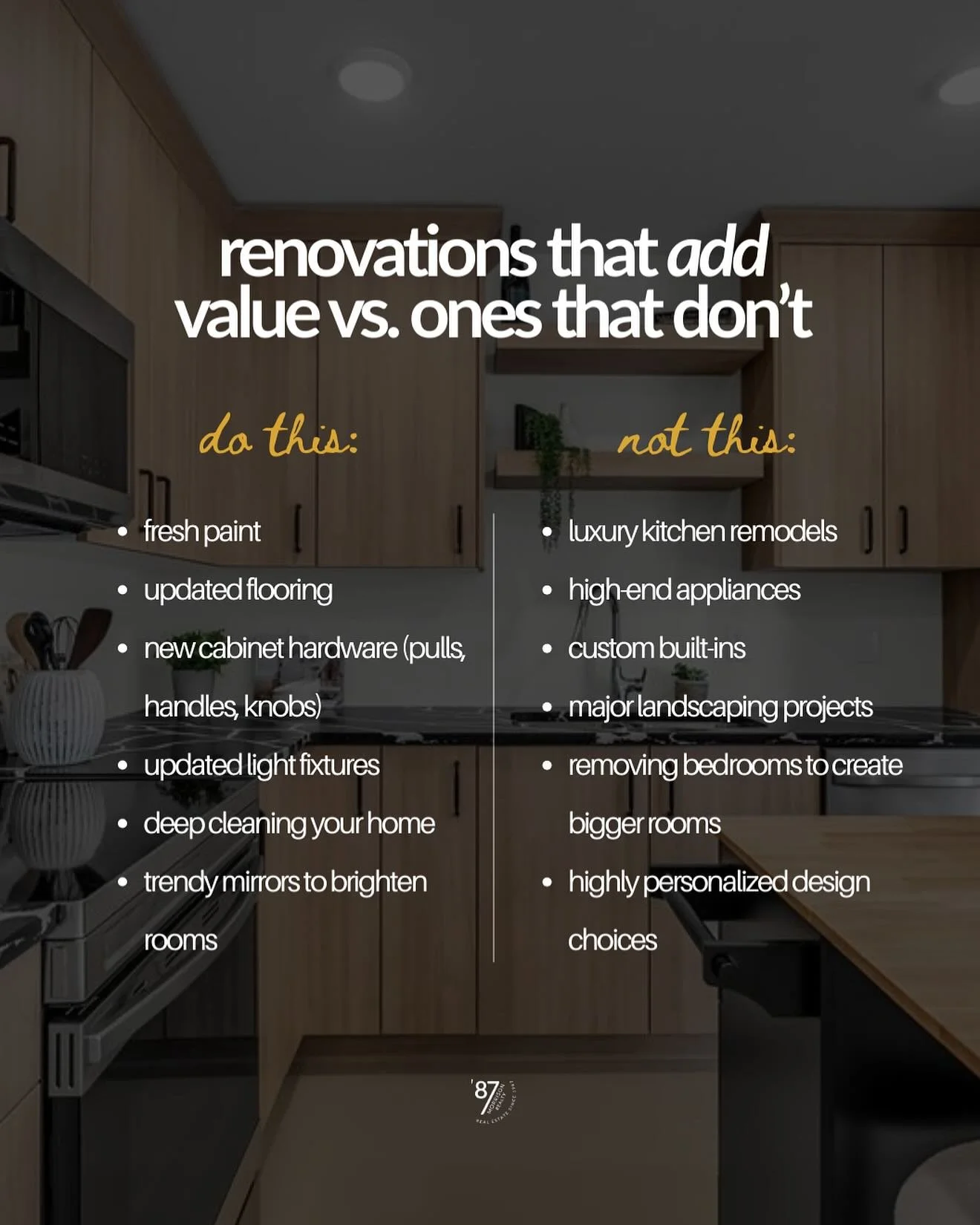 Save this for when you&rsquo;re considering your next reno! 🔨