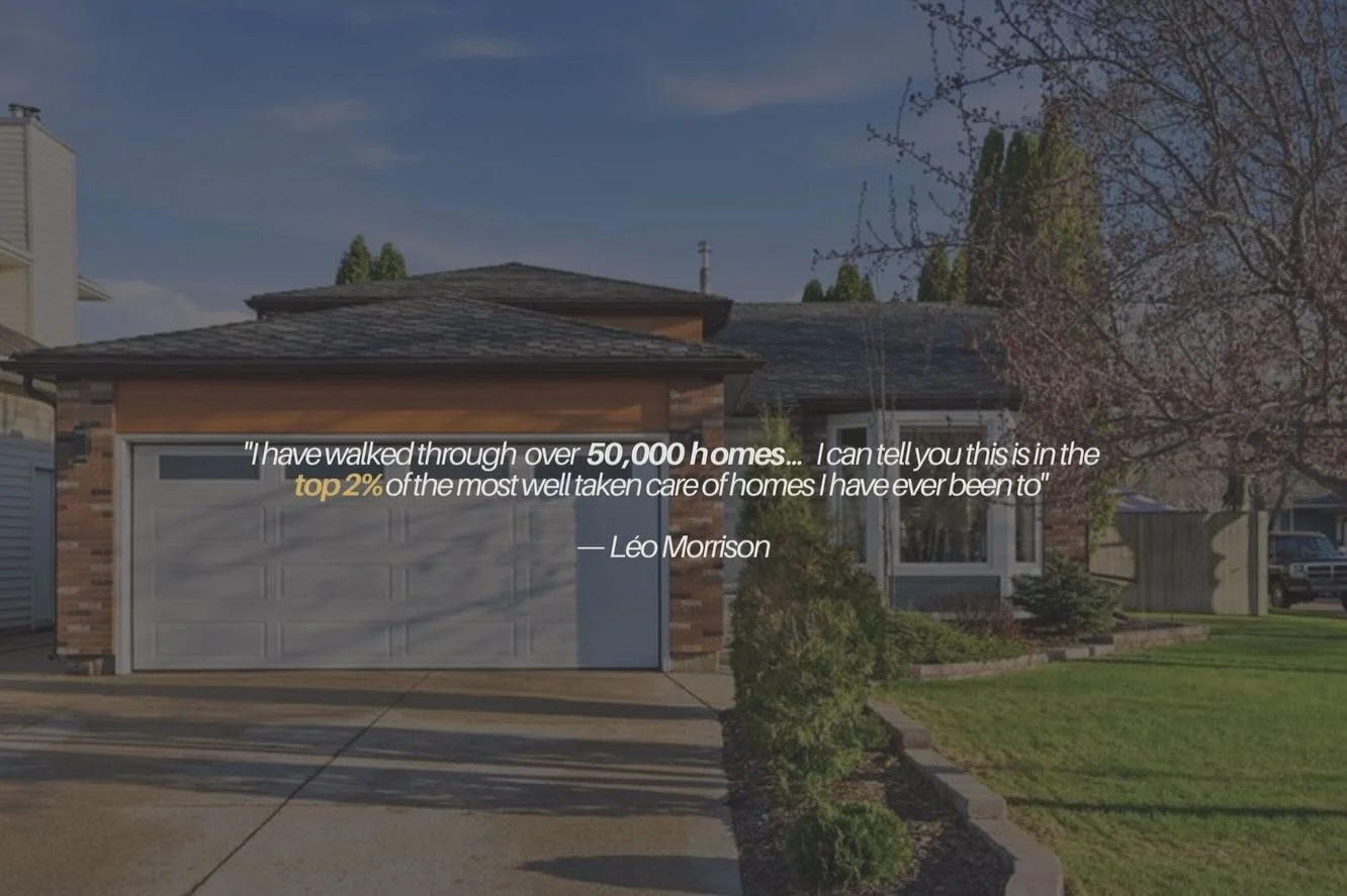 Top 2% of homes&hellip; and for sale.

&ldquo;I have walked through over 50,000 homes. I can tell you this is in the top 2% of the most well taken care of homes I have ever been to.&rdquo; &mdash; @leo_d_w_j_morrison 

That&rsquo;s not marketing. Tha