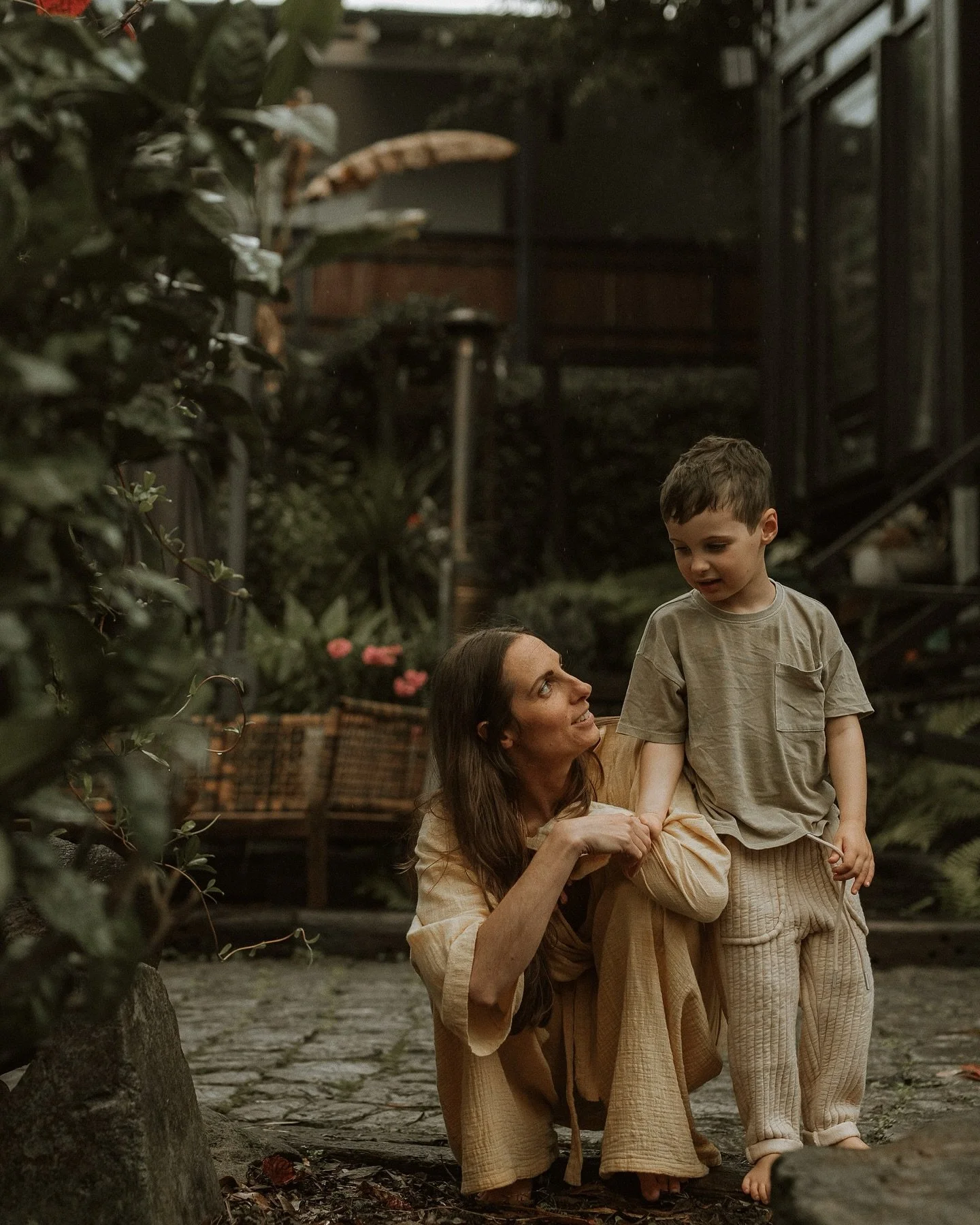 By all means, we can wander down to a gorgeous beach at sunset- the golden light dancing on the waves, your little ones chasing the tide, the sky painting itself in soft pastels. That is still you, still real, still a piece of your family’s sto