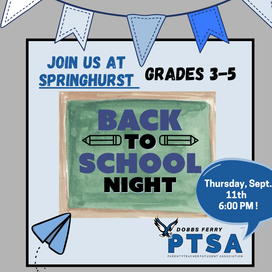Back-to-School Night (Grades 3-5)