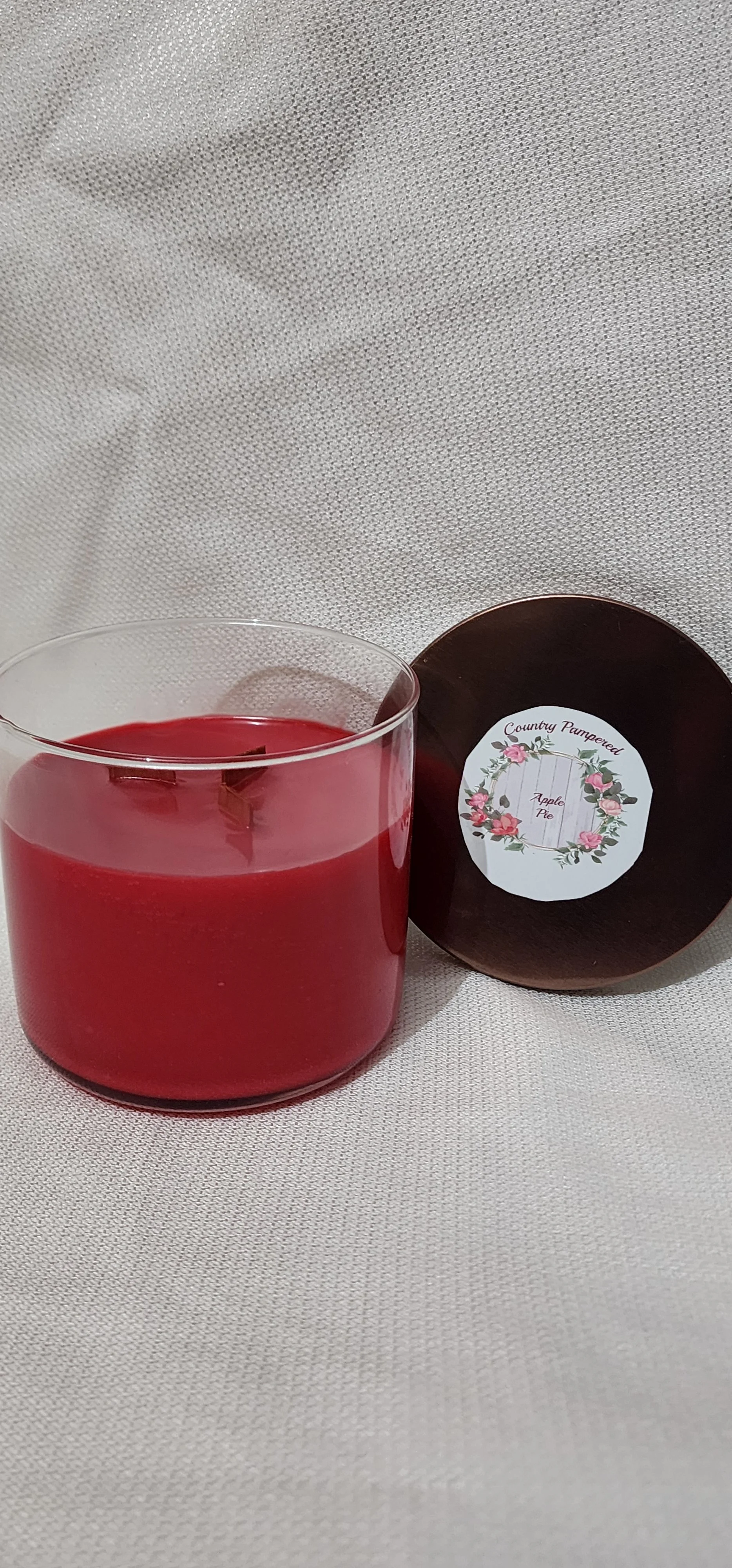Apple Pie 3 Wick - Wood