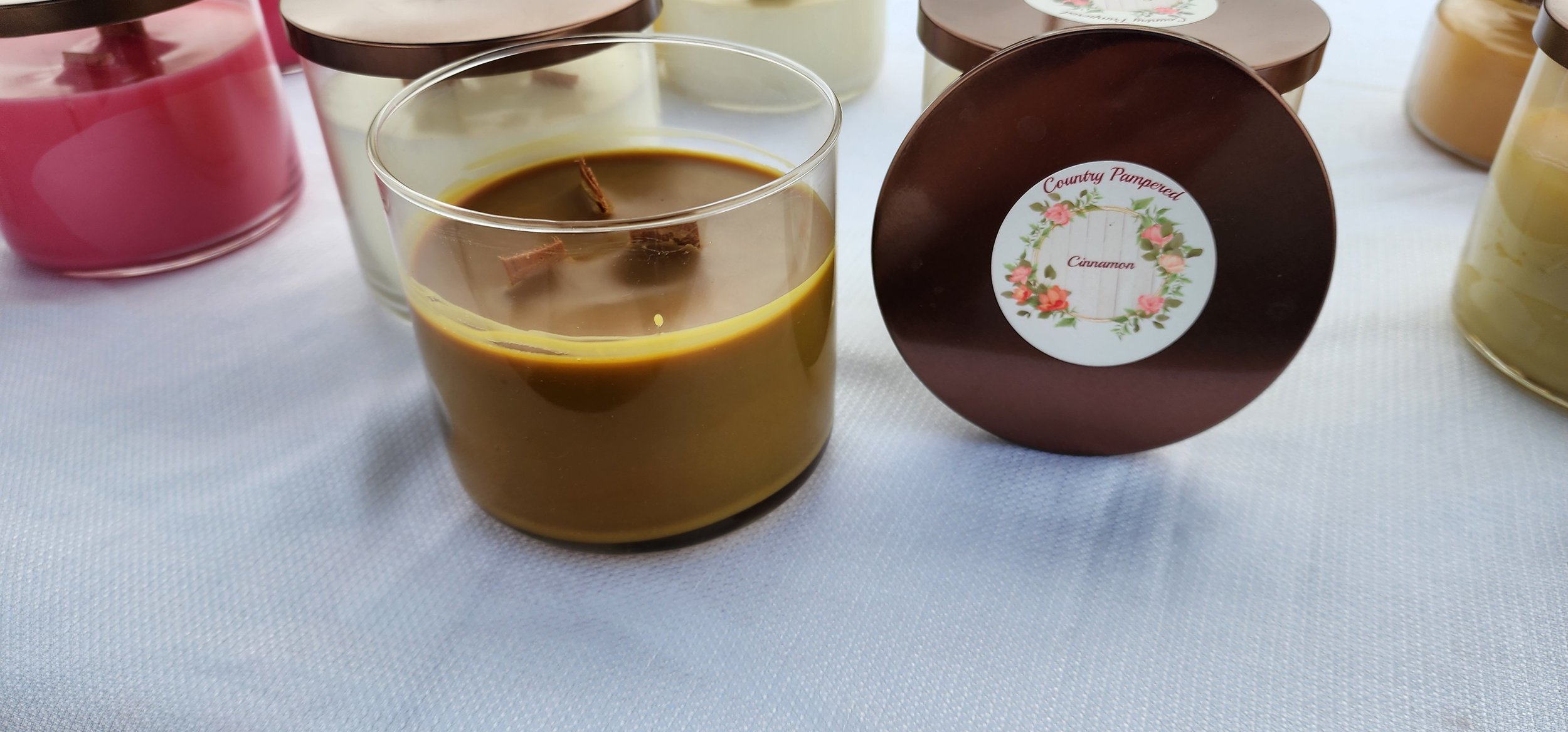 Cinnamon 3 Wick - Wood
