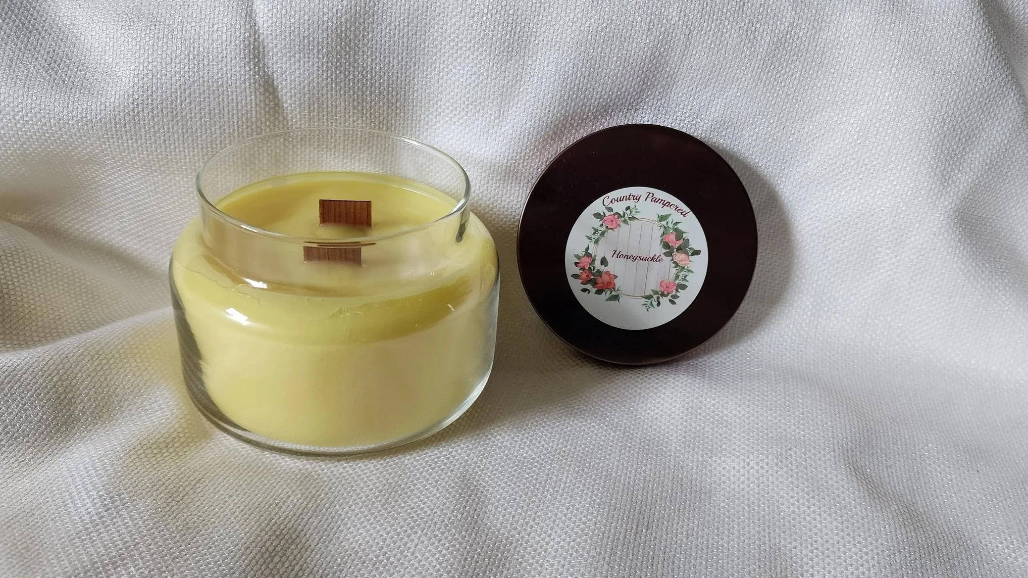 Honeysuckle 2 Wick - Wood