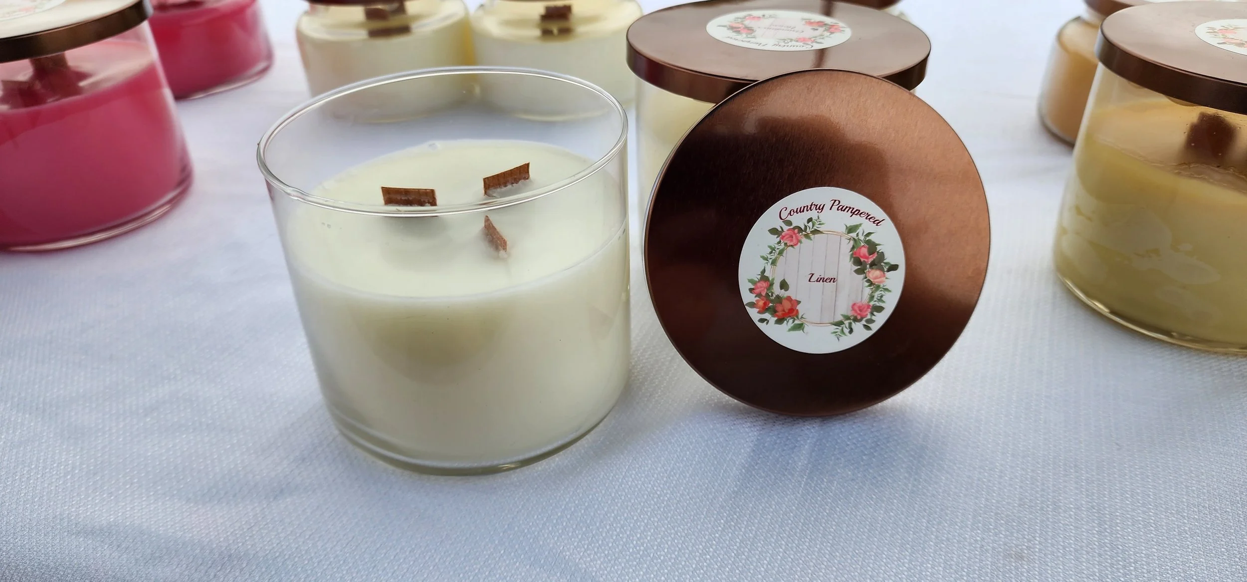 Linen 2 Wick - Wood