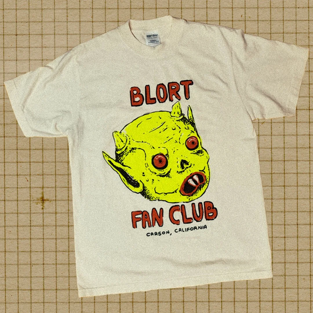 Blort Fan Club retro boxy tee