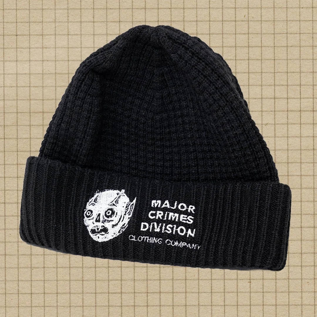 Logo Waffle / Ribbed Beanie