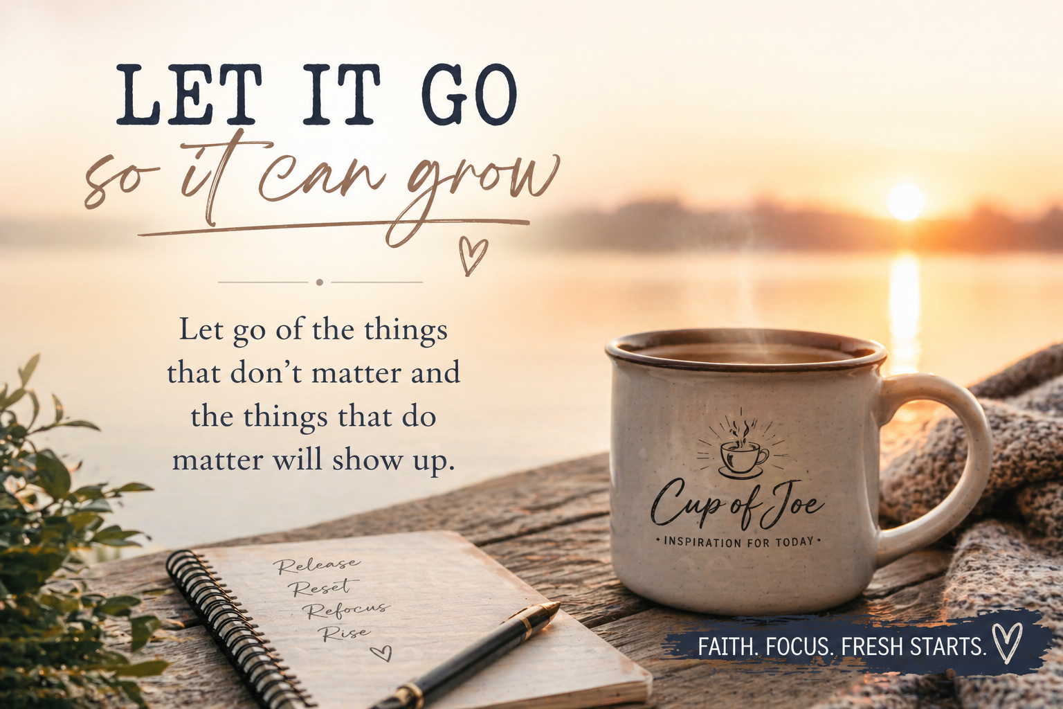 Let It Go So It Can Grow