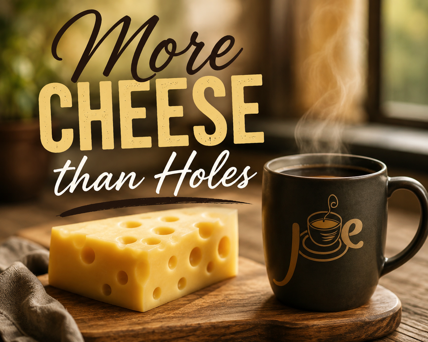 More Cheese than Holes