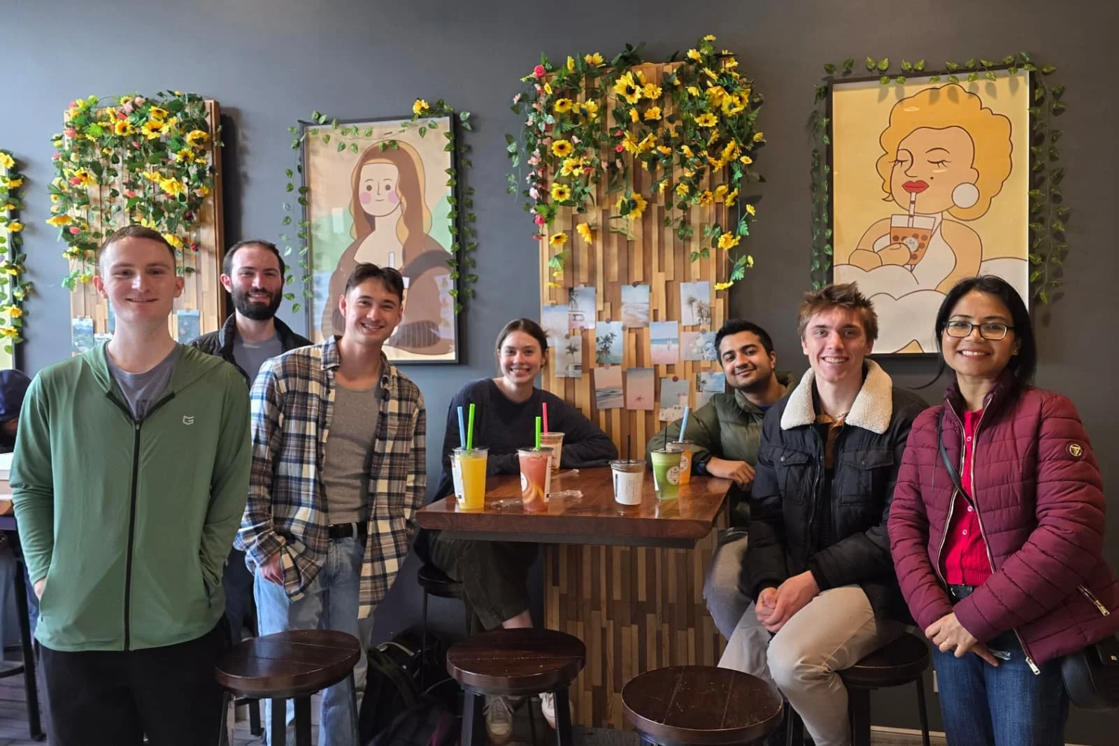 Ray group is celebrating Katherine's and Ben's graduation from Loyola