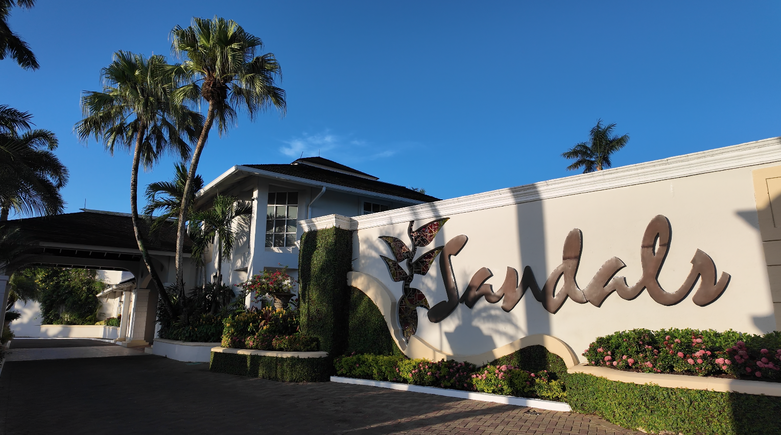 Sandals Negril Entrance