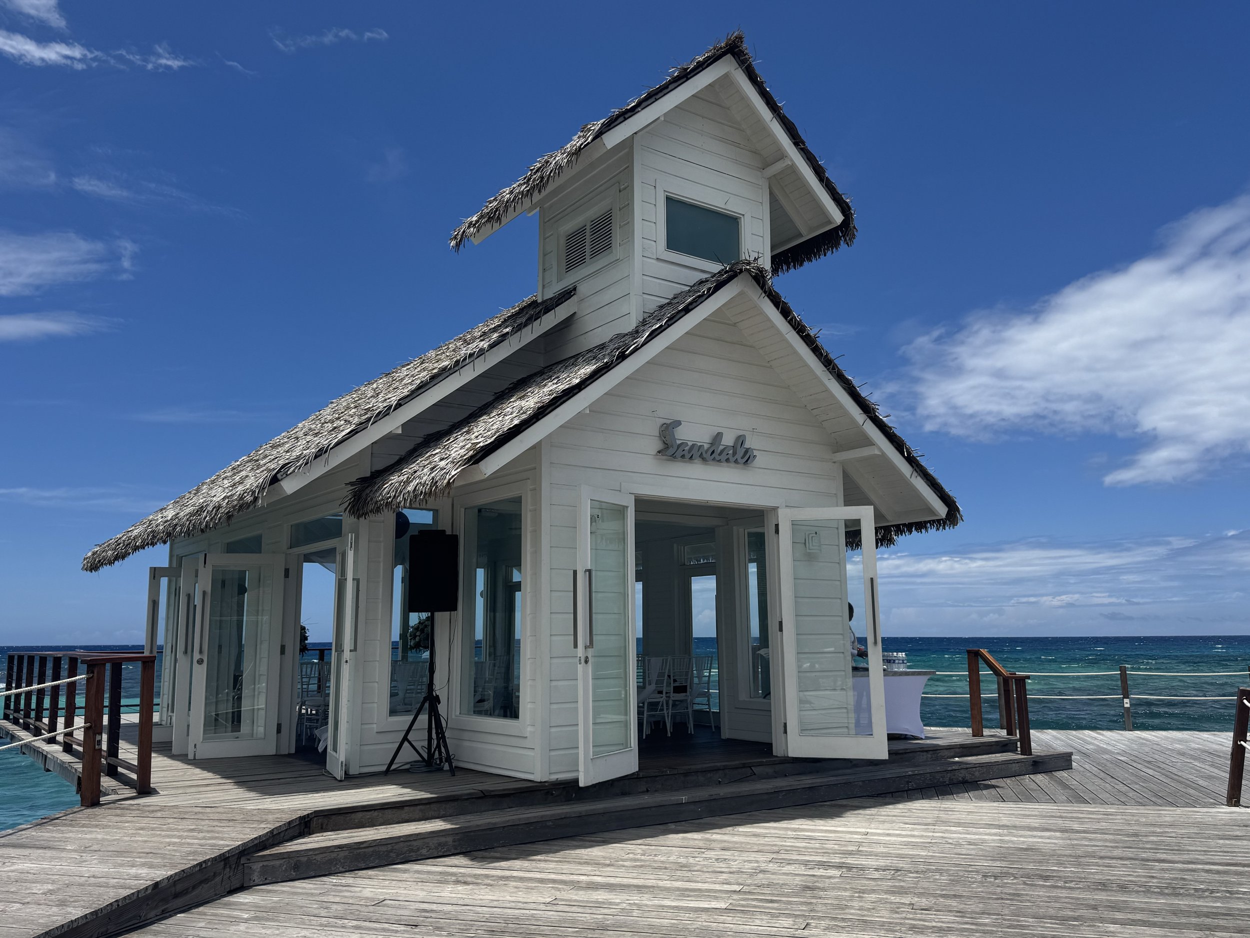 Overwater Wedding Chapel - Sandals Ochi