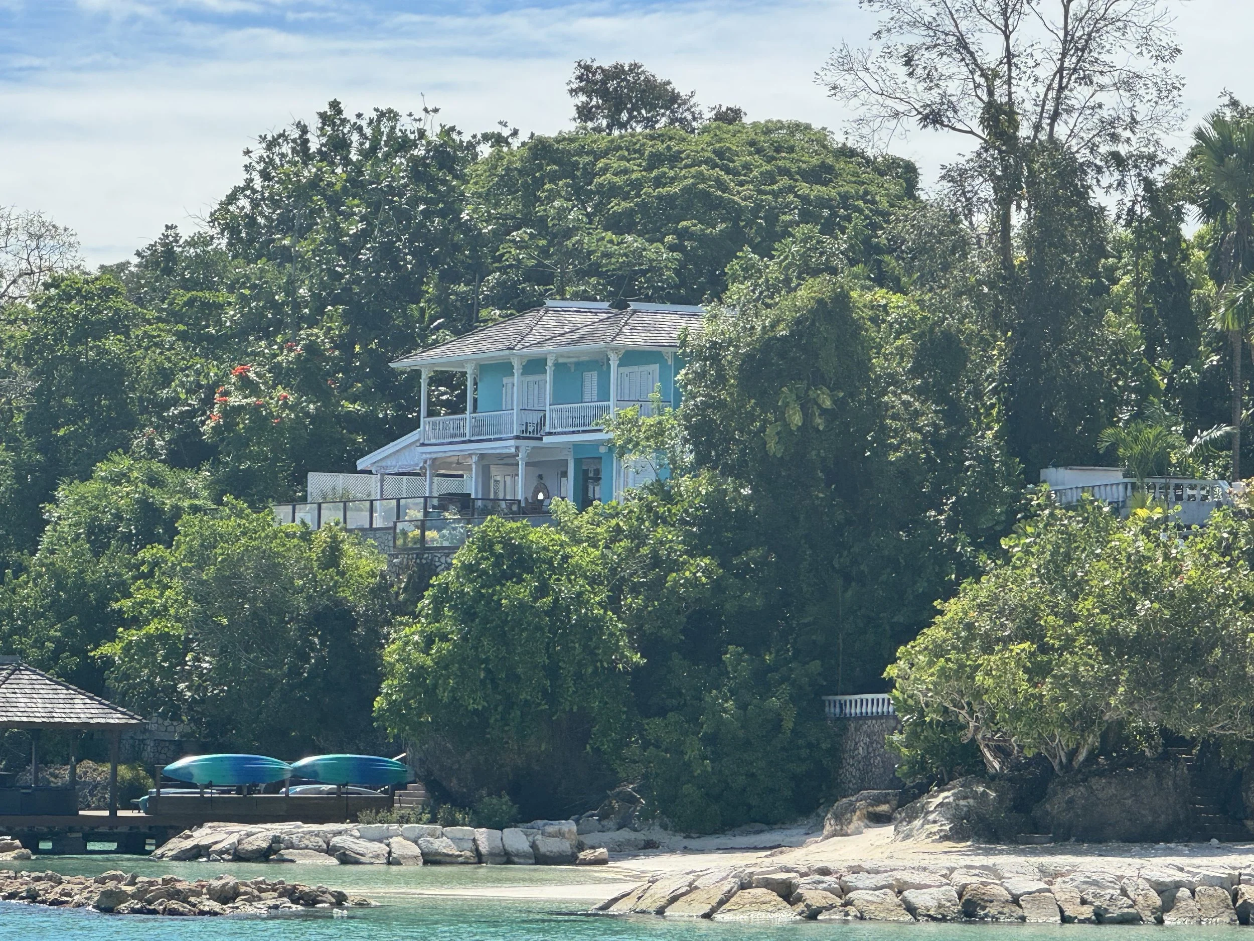 Villa Plantana from the Beach