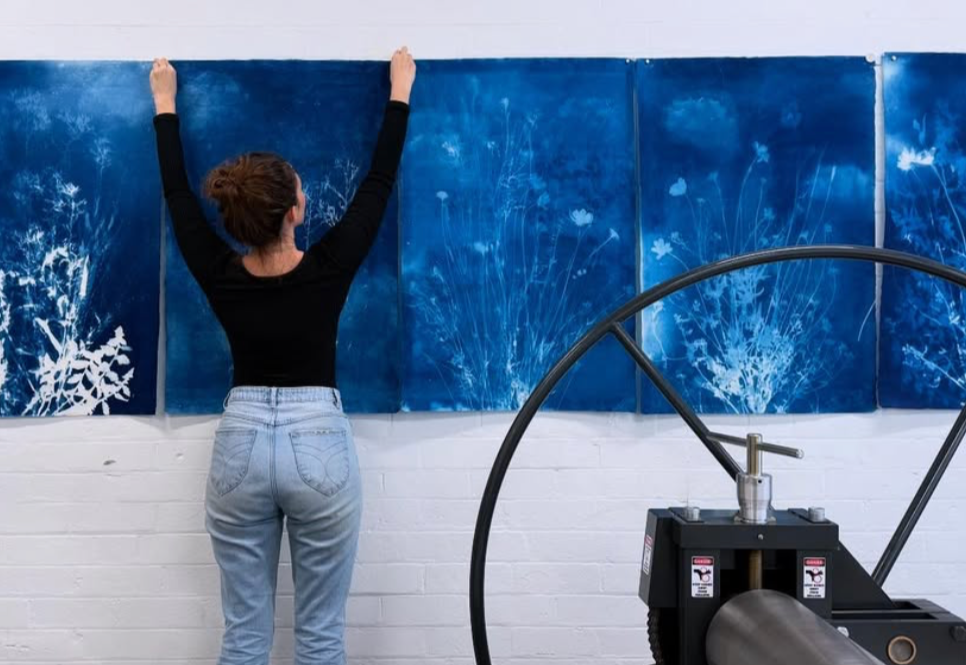 Eleanor Amiradaki Cyanotype