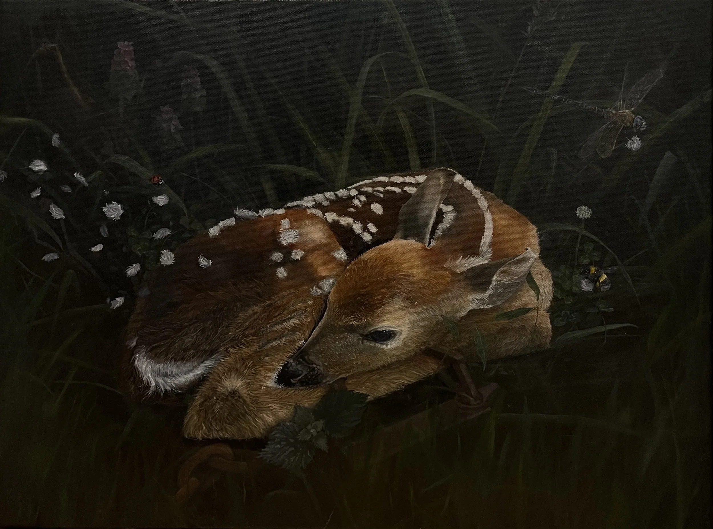 Selman Elsiah - Abandoned, 18x24, Oil Paint, 2025