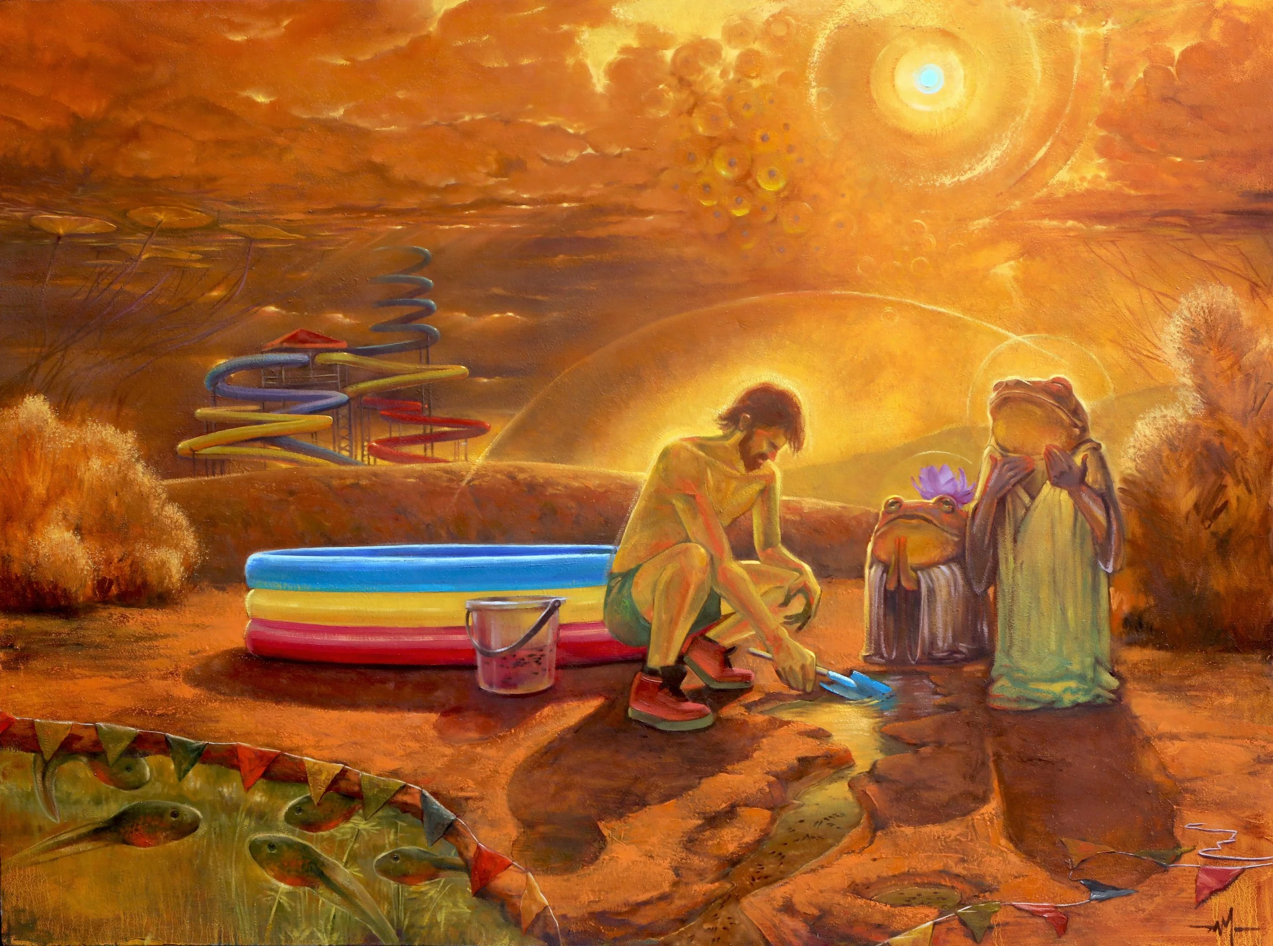 Joey Allen Martin - "Debby was a Bullfrog"
3ft x 4ft, Oil on Canvas, 2024