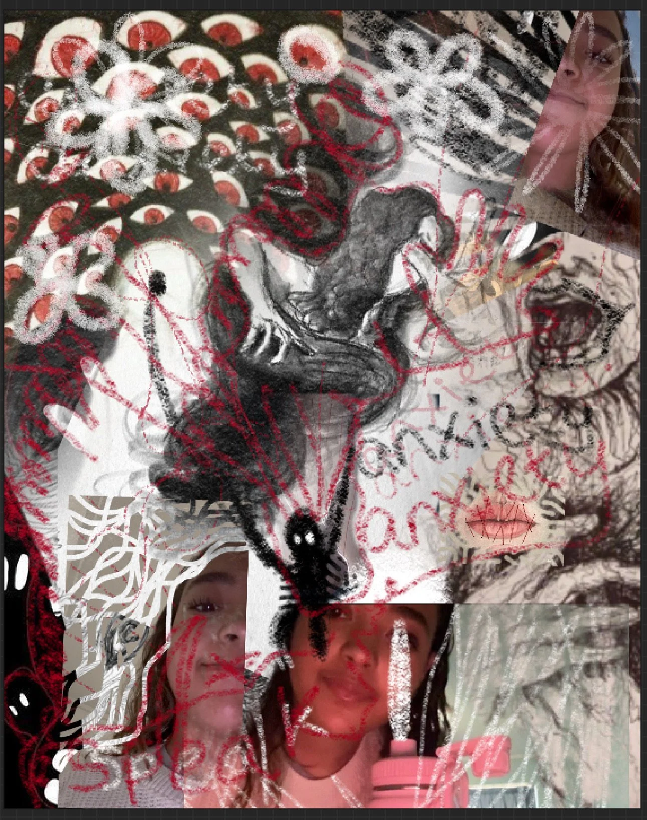 Emily Jones - ANXIETY !, Digital creation, 2025