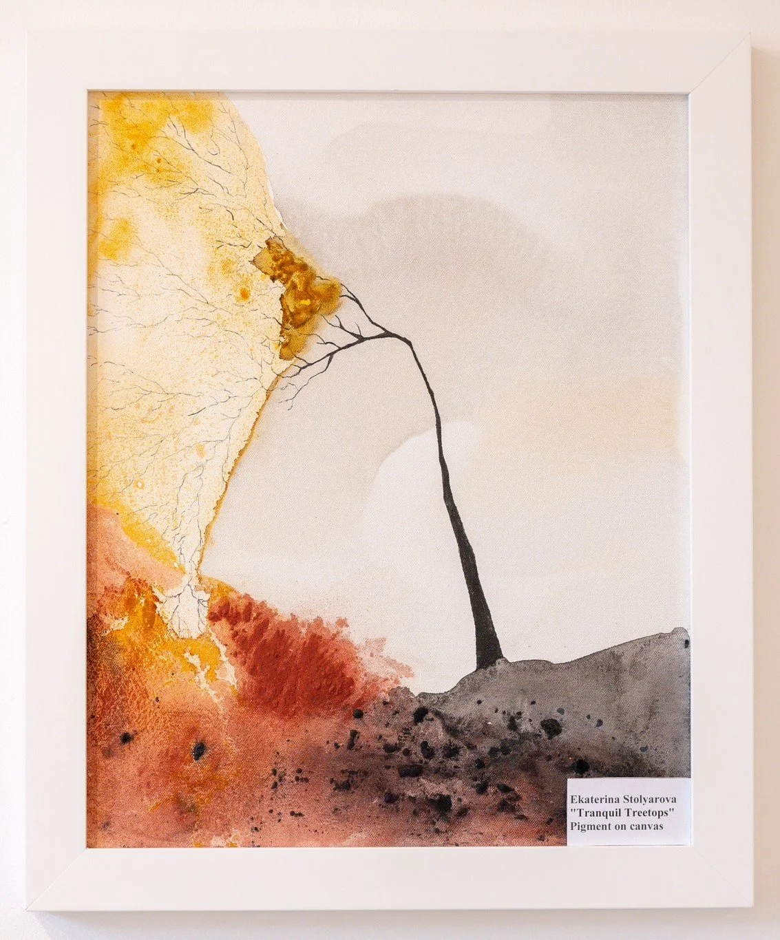 Ekaterina Stolyarova - Chaos canopy, Pigment on canvas, 18x24, 2024