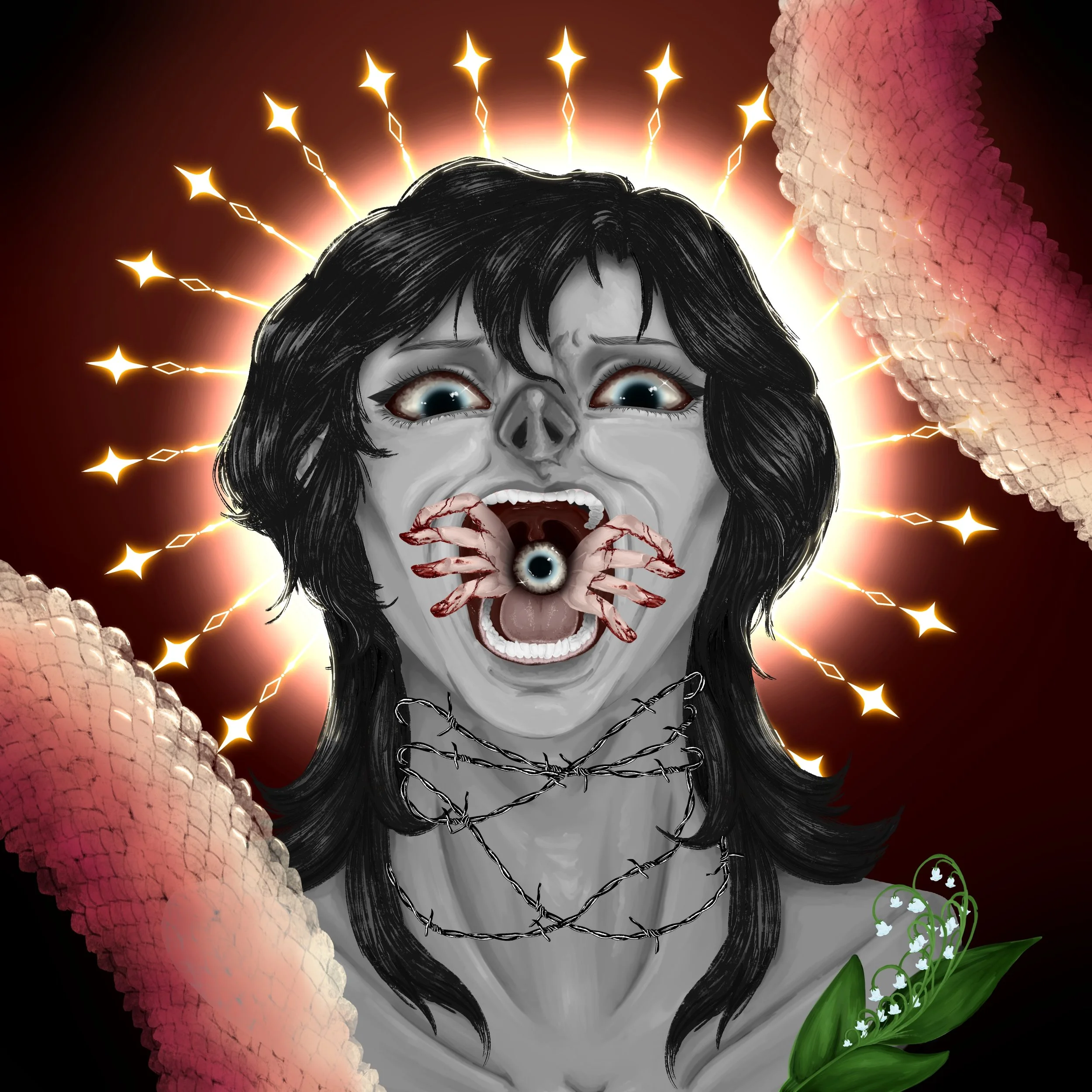 Katie Mcguyer - The Being Within, Digital Art, 3000x3000px, 2025