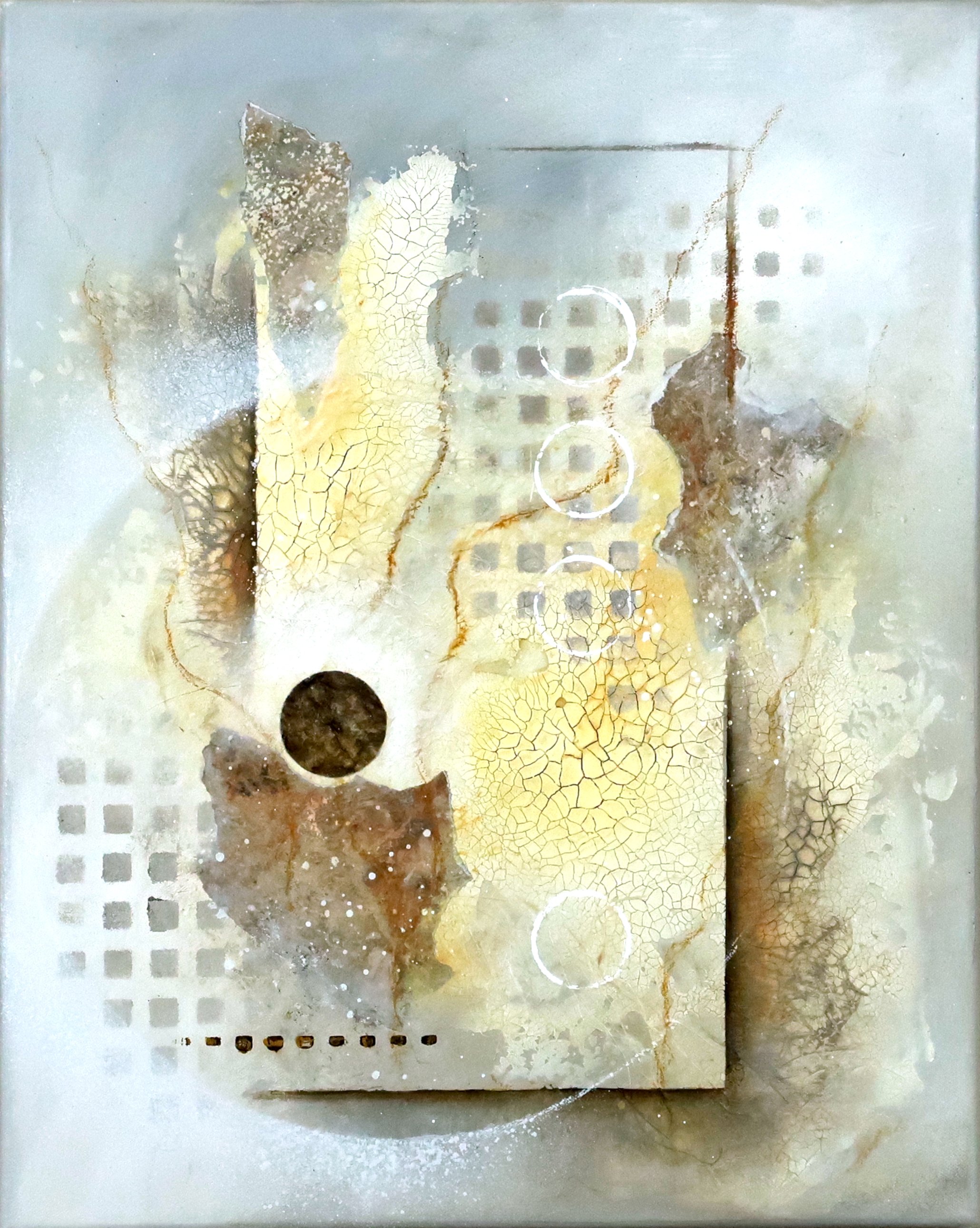 Karen Macdonald - The Awakening, Mixed media on canvas, 16 x 20 x 0.75 inches