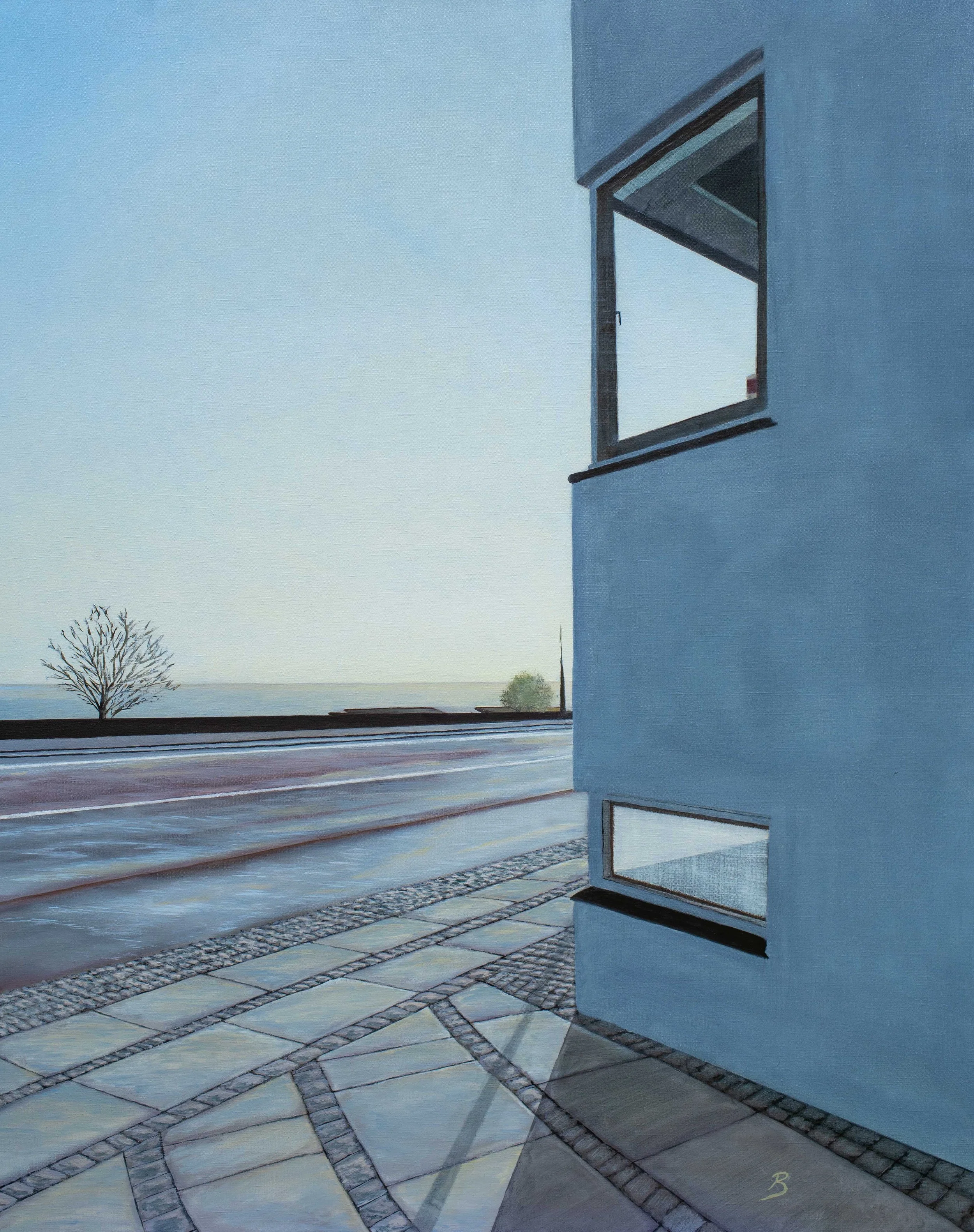 Benjamin Bourdieu - En allant à Louisiana, F40 (approximately 100 × 81 cm), Oil on linen canvas, 2024
