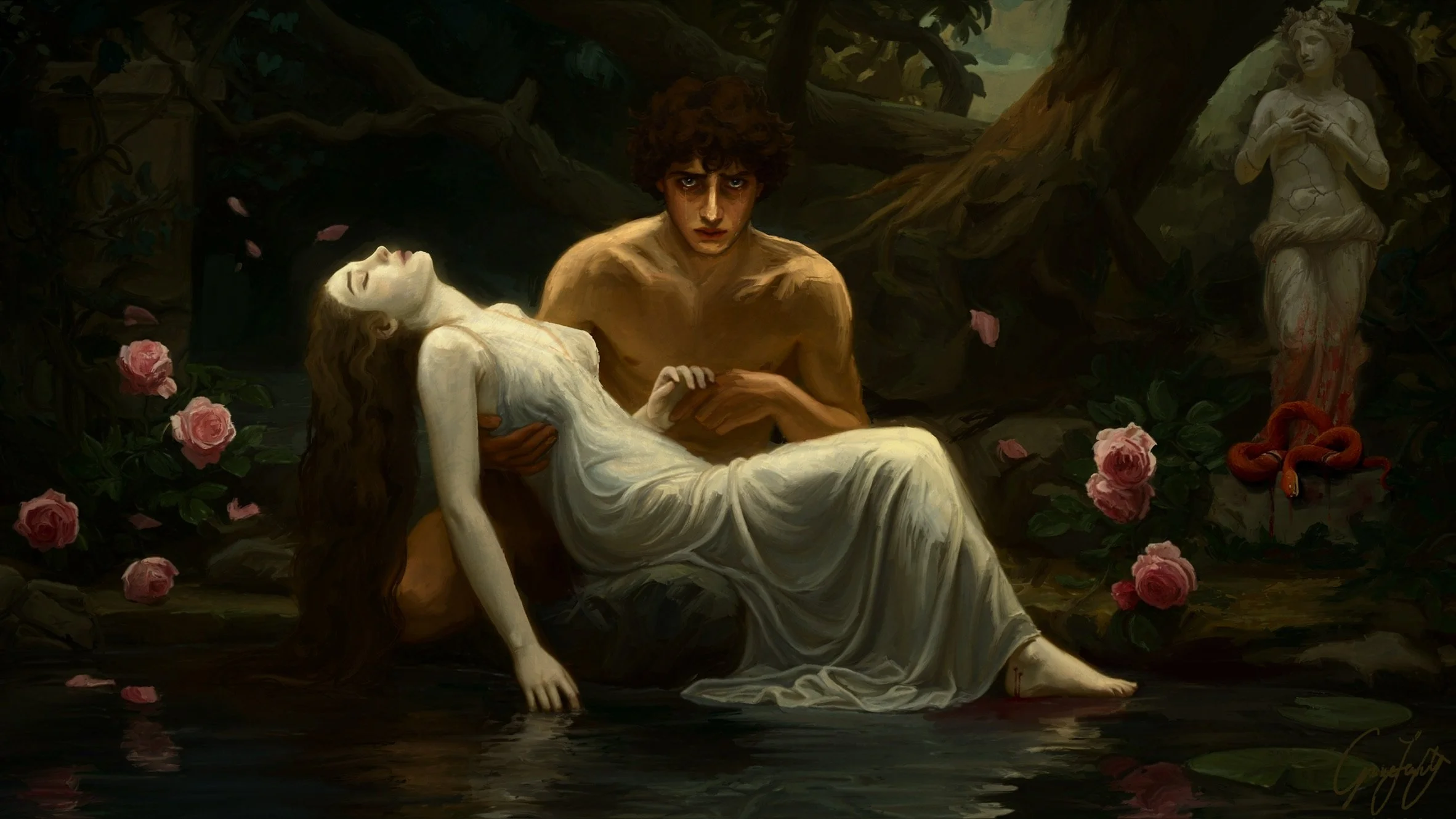 Grace Lurtz - "To Love Is To Lose," Digital Painting (Procreate), 2025