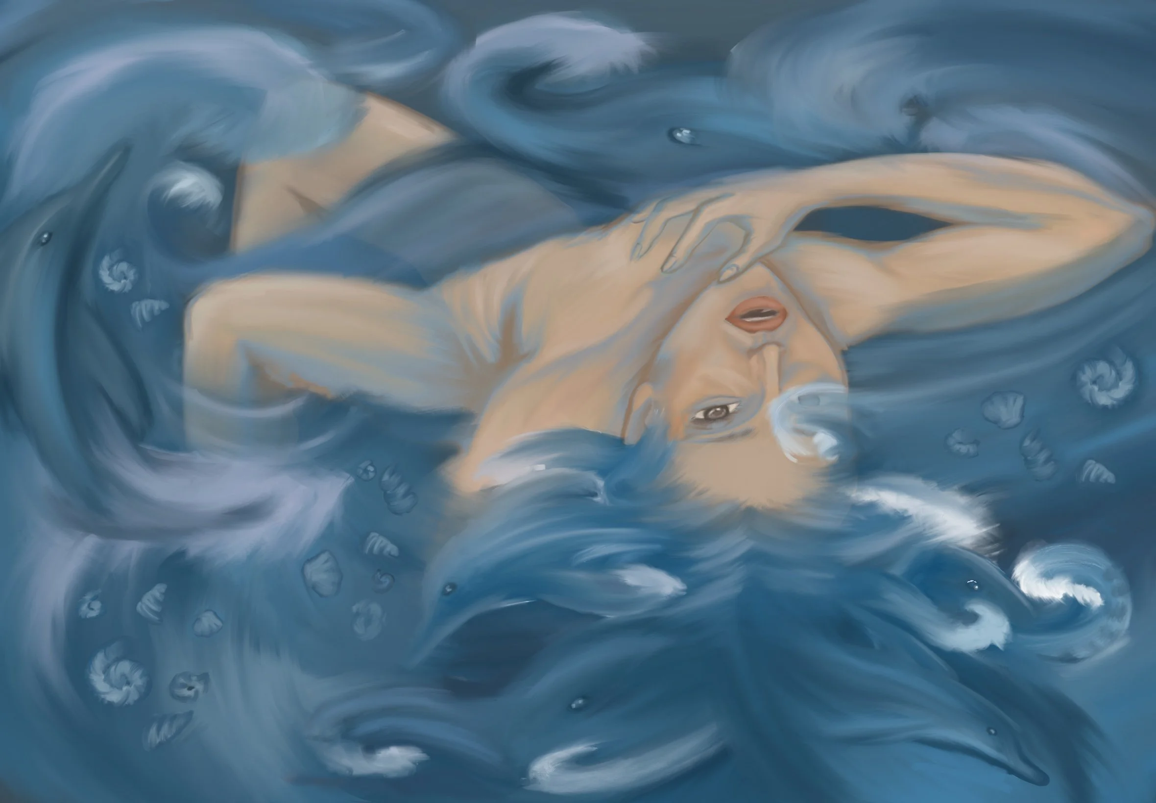 Nina Bartoli - Wave of Memories, Digital, 17.9’’ x 12.4’’, 2025