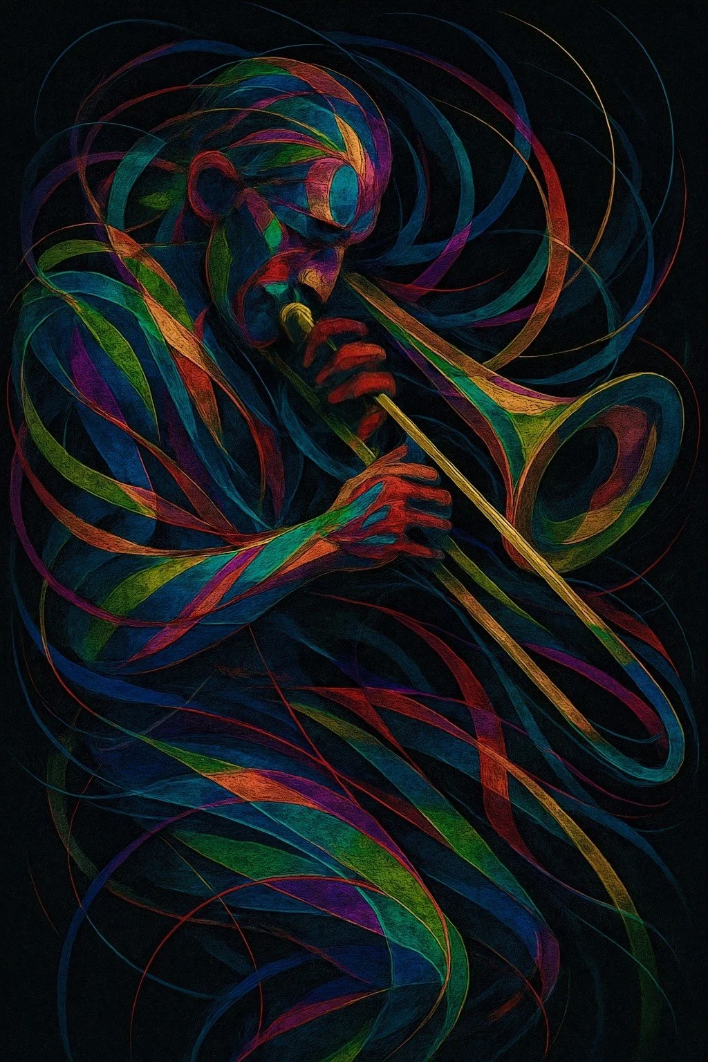 Luis Suarez - Trombonista en Cintas, 1024 × 1536 px, 2025
