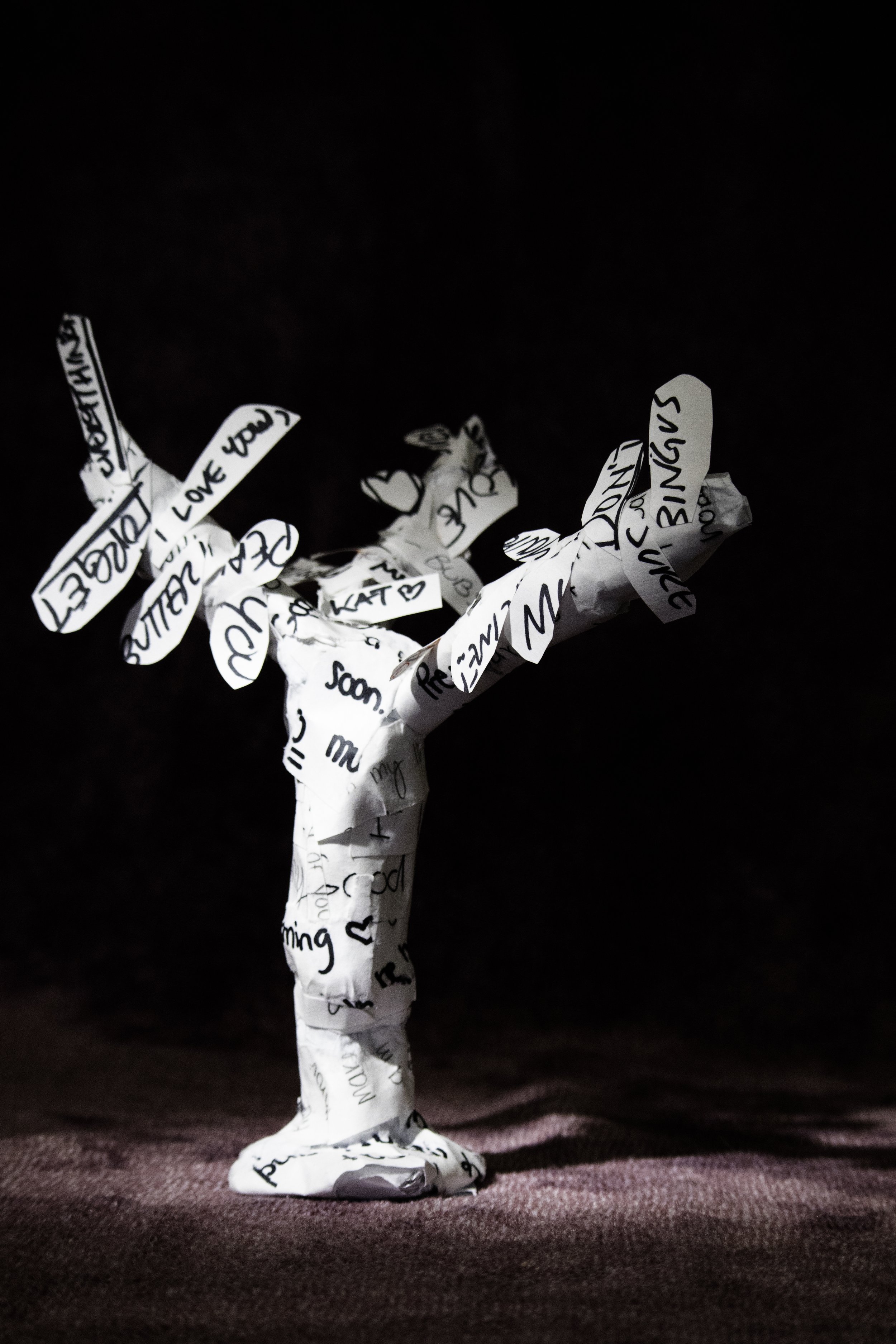 Kat Barbieri - Memory Tree, Sculpture from Love Notes, 20x31, 2024, $200