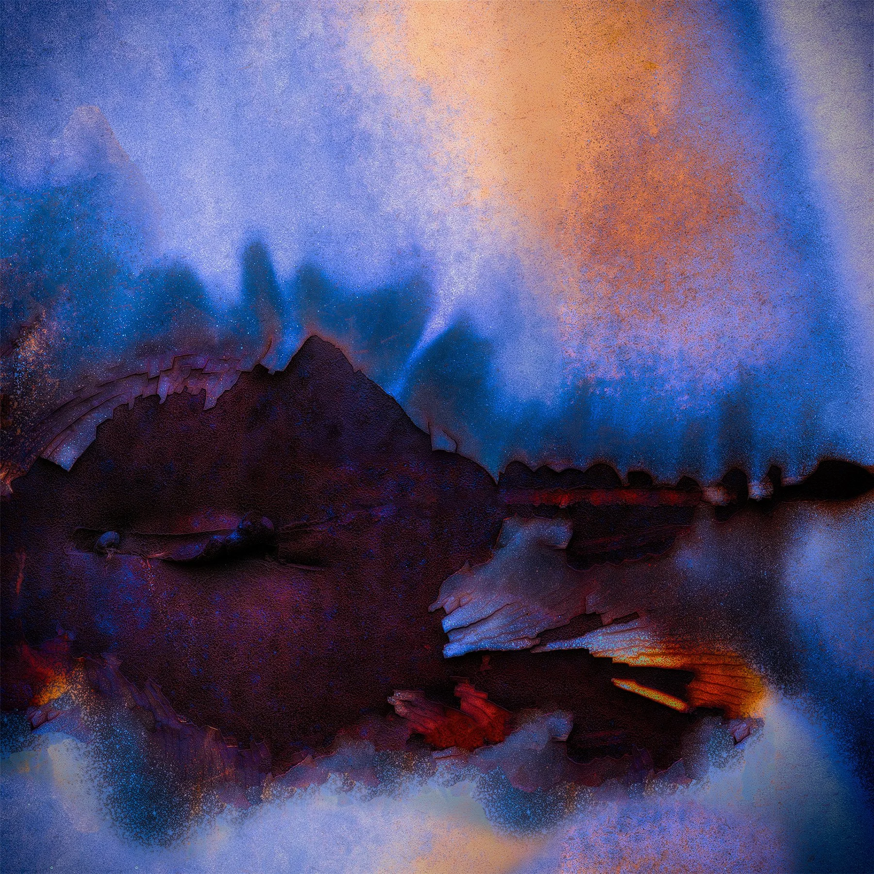 Walter Jakubowski - “Primordial Awakening”, 15” x 15” (image), Matted Print, $250