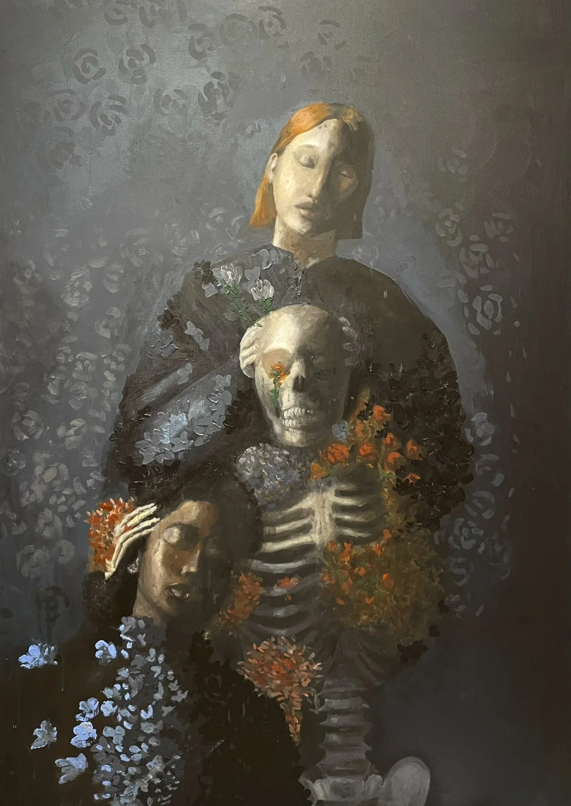 Ker Deng - Rest in Time, 2024, 40 x 60, oil on canvas, $375