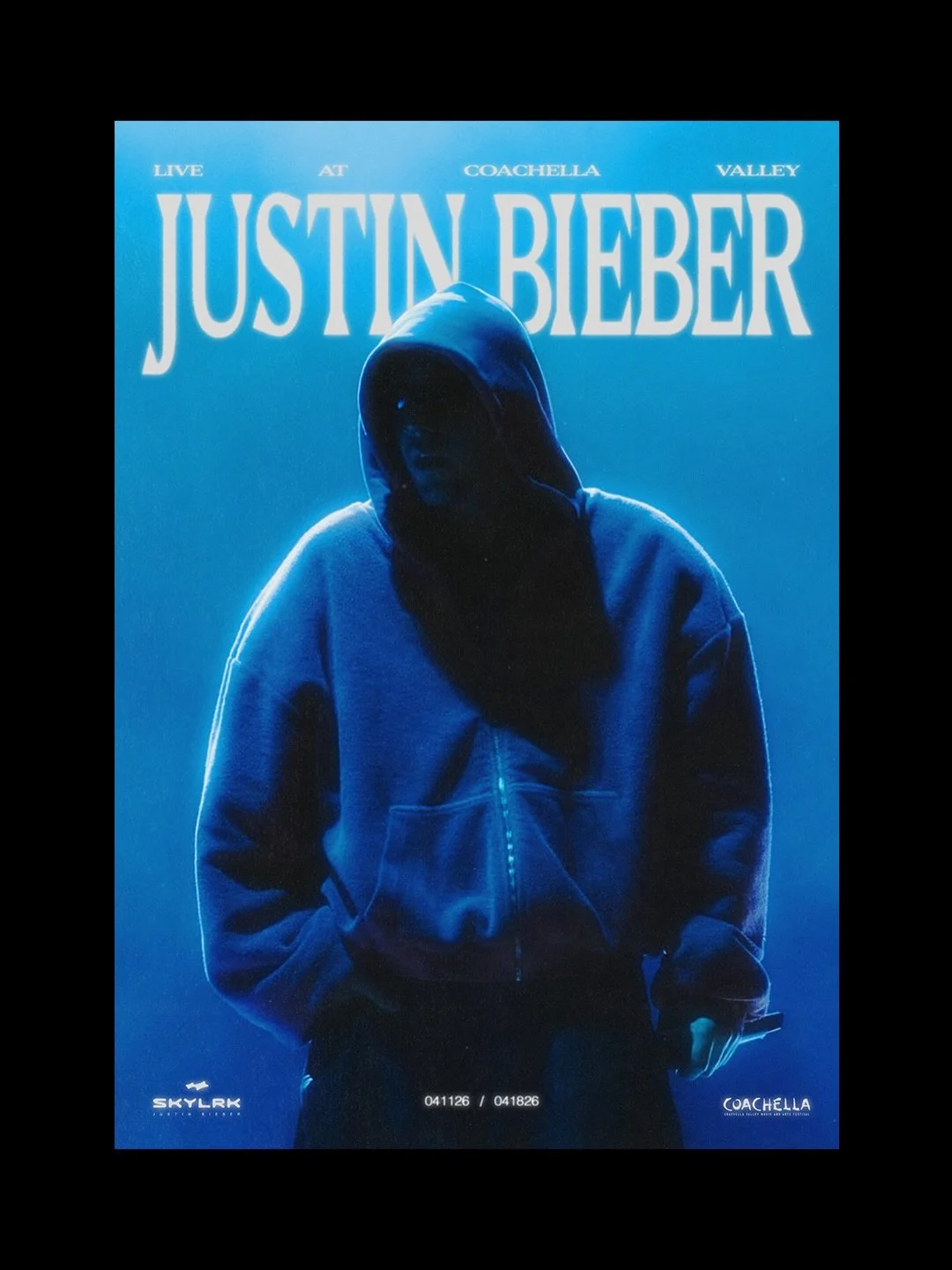 JB Coachella concept posters 🌀

Been rinsing Swag I &amp; II since they dropped, and loved seeing how @lilbieber reimagined those songs live.

Had to put my spin on some concept memorabilia posters for the event. Combined, and solo shows. Not for sa