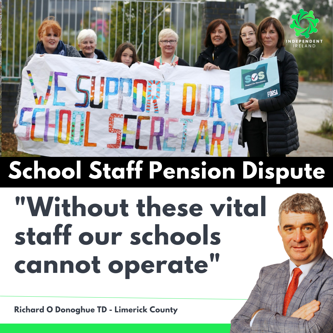 O’Donoghue calls on Government to act in school secretary and caretaker pension parity "Without these vital staff our schools cannot operate"