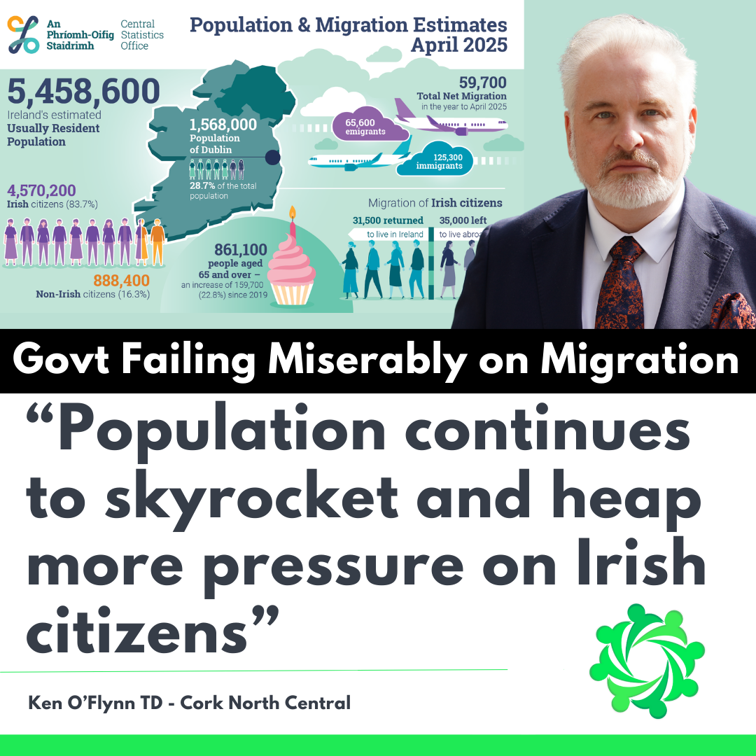 “Day after day, we hear Government lauding the supposed benefits of record inward migration, yet they refuse to confront the real pressures it is causing"