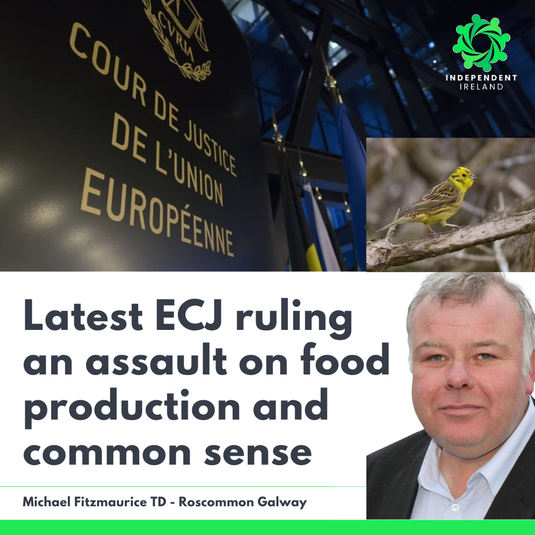 Latest ECJ ruling an assault on food production and common sense - Fitzmaurice