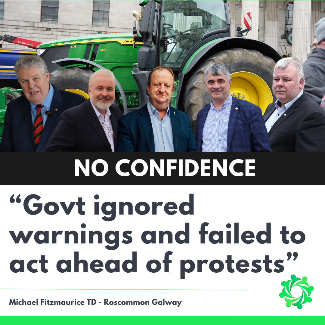 "Government ignored warnings and failed to act ahead of protests" -&nbsp;Fitzmaurice